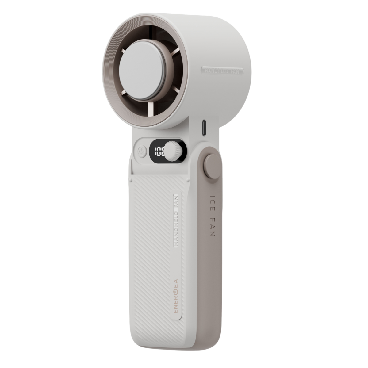 Energea Airmate Chill 6000mAh Şarjlı El Fanı - Kahverengi