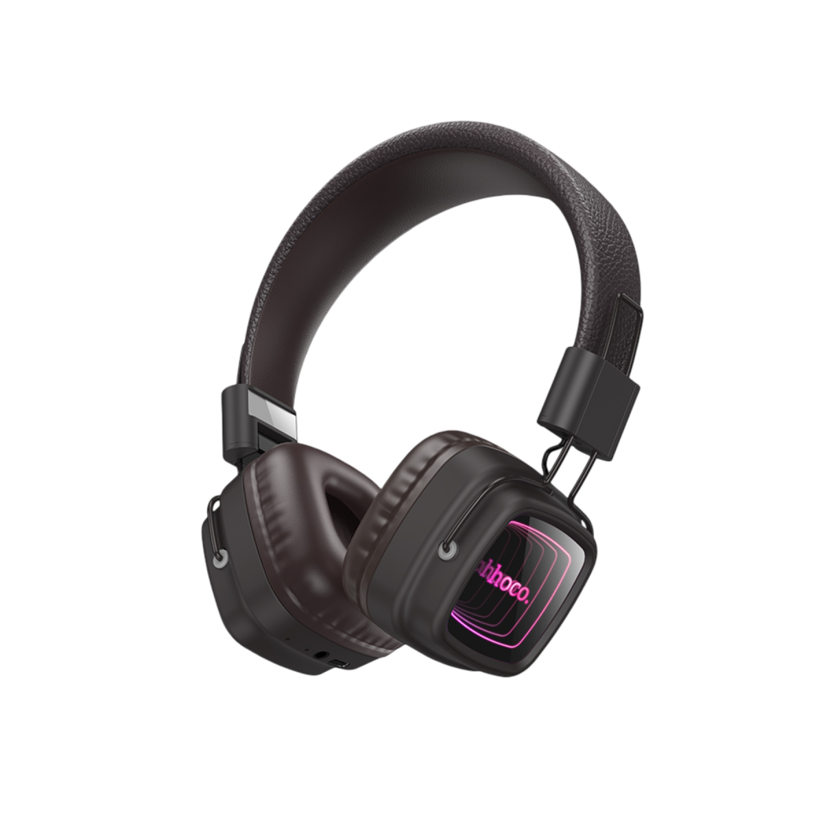 Hoco. W72 Earl III Bluetooth 6.0 Destekli Kablosuz Kulaklık - Kahverengi