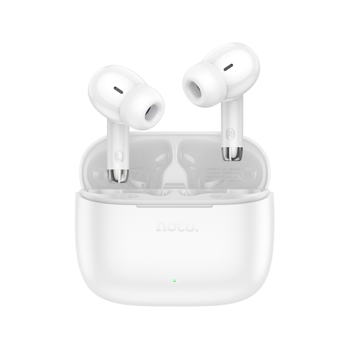 Hoco. EQ2 Thought Bluetooth 5.3 Destekli TWS Kablosuz Kulaklık - Beyaz