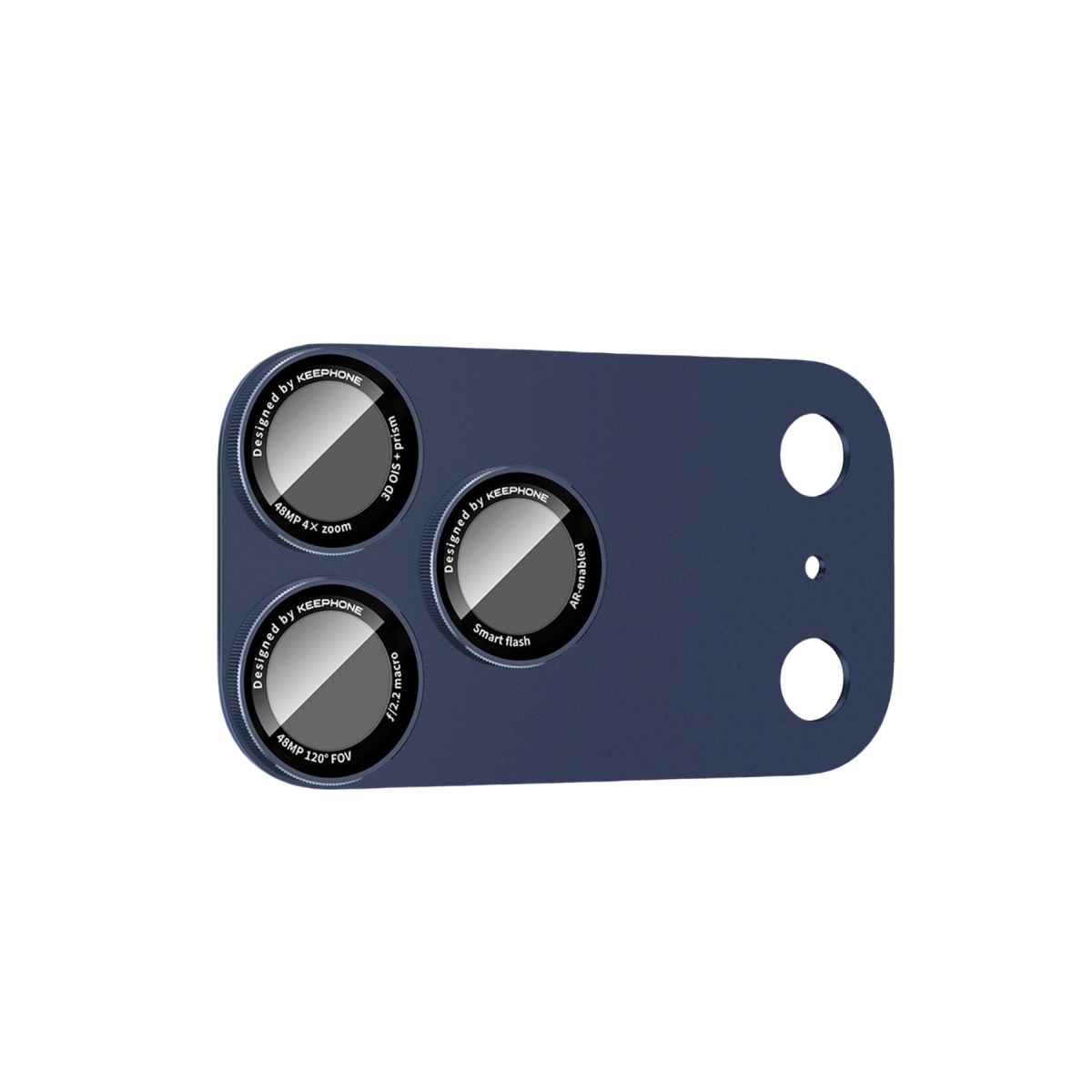 Keephone Apple iPhone 17 Pro Axion Kamera Lens Koruyucu - Lacivert