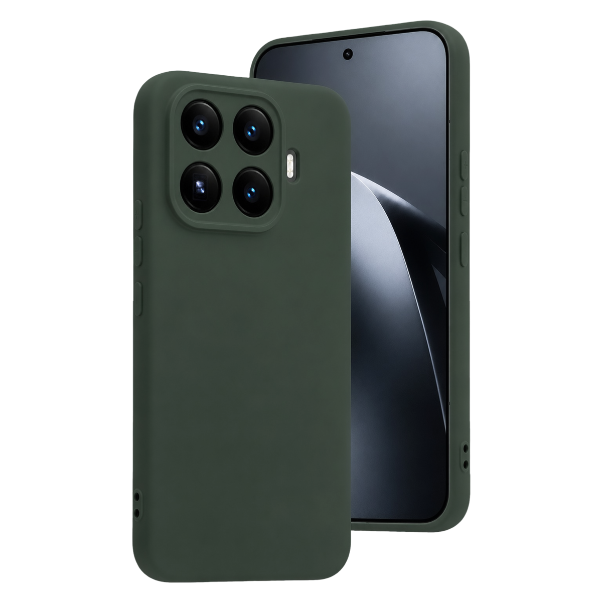 Newface Xiaomi Mi 17T Pro Nano içi Kadife Silikon - Koyu Yeşil — görsel 4