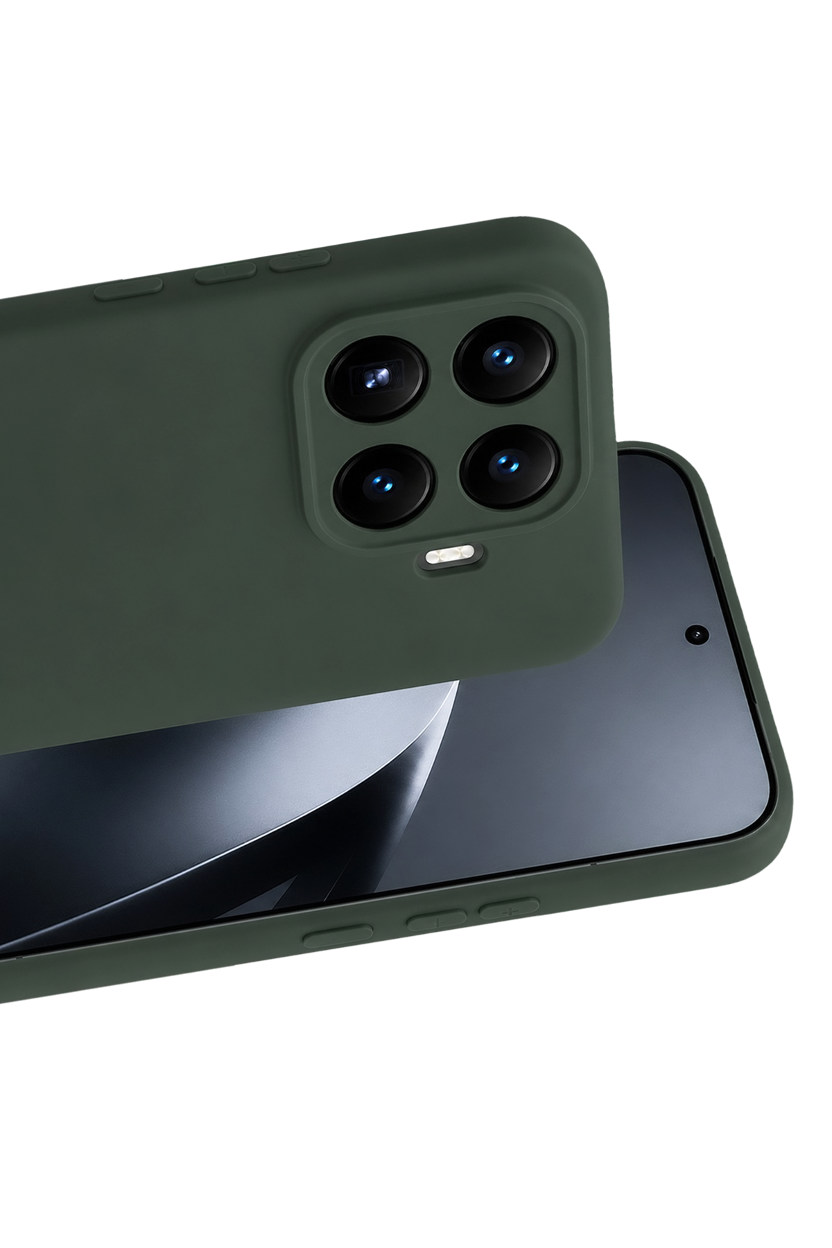 Newface Xiaomi Mi 17T Pro Nano içi Kadife Silikon - Koyu Yeşil — görsel 2