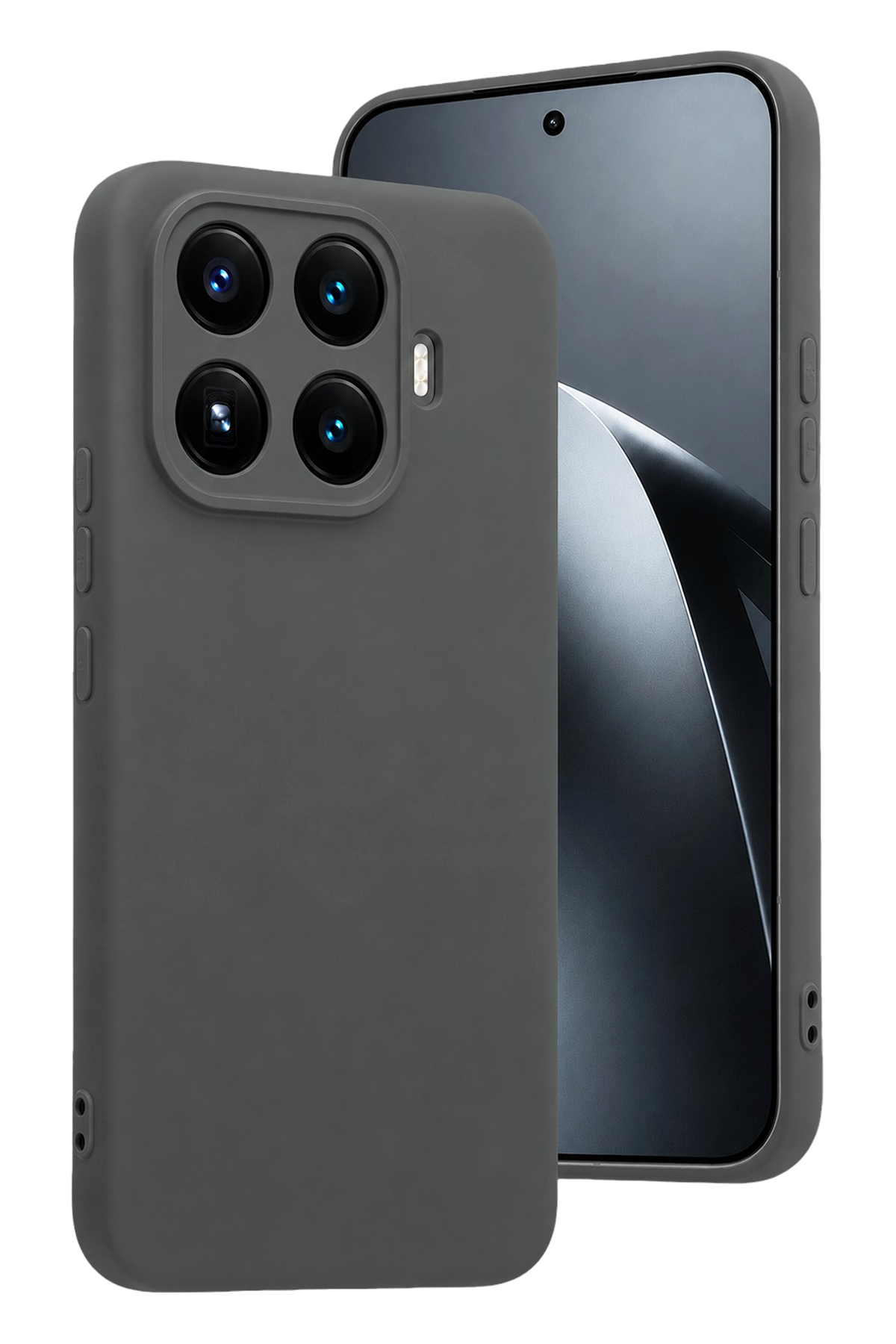 Newface Xiaomi Mi 17T Pro Nano içi Kadife Silikon - Gri