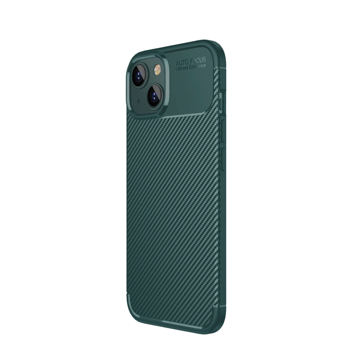 Newface Apple iPhone 15 Kılıf Auto Focus Karbon Kapak - Yeşil — görsel 8