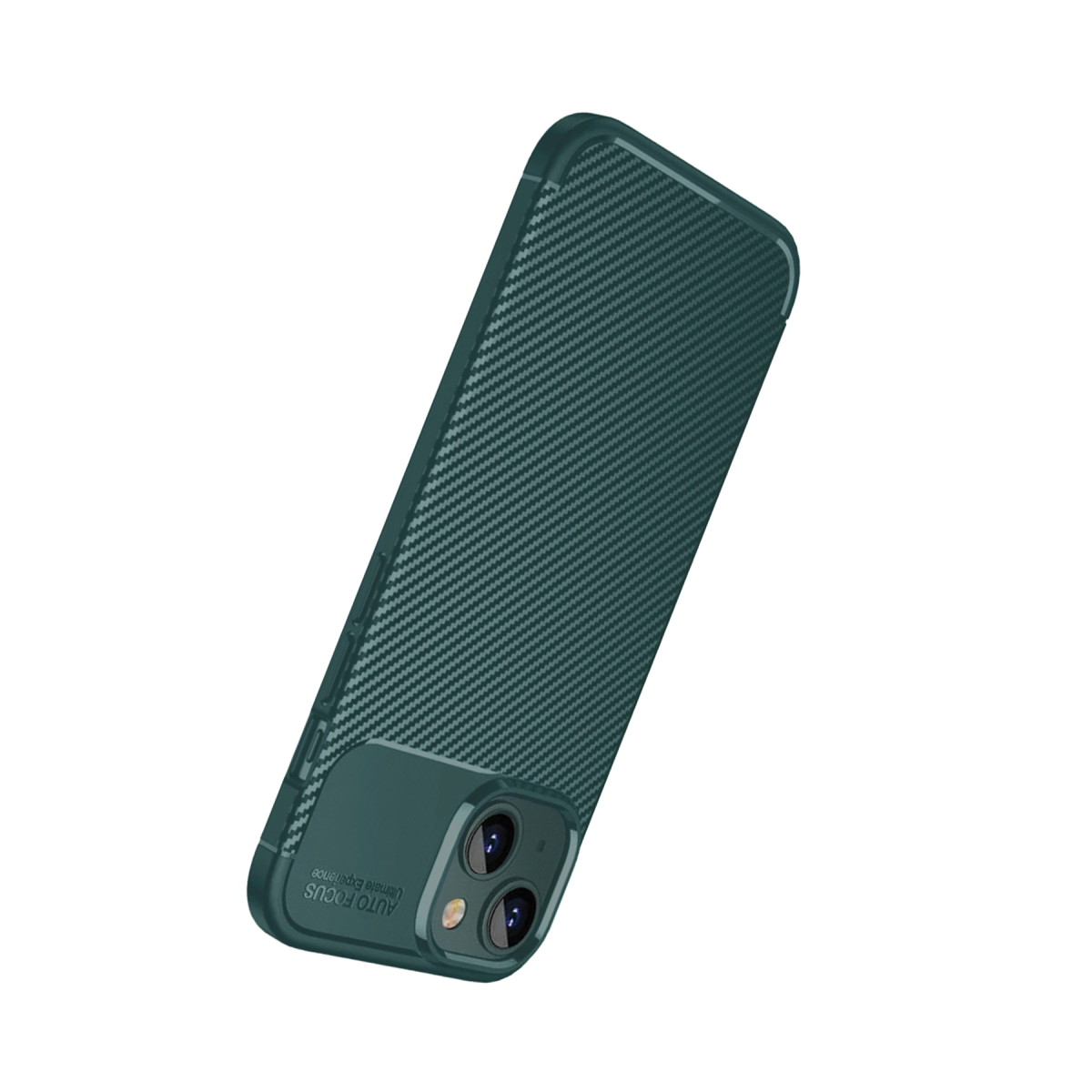 Newface Apple iPhone 15 Kılıf Auto Focus Karbon Kapak - Yeşil — görsel 6