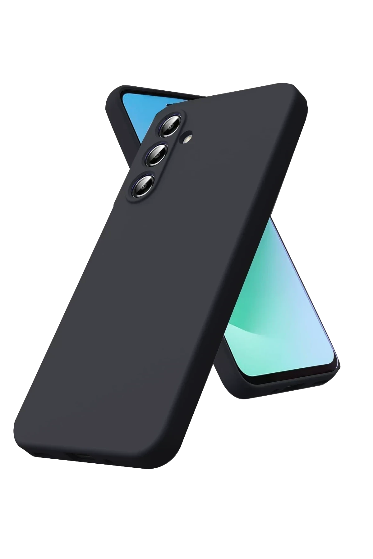 Newface Samsung Galaxy A27 5G Nano içi Kadife Silikon - Siyah