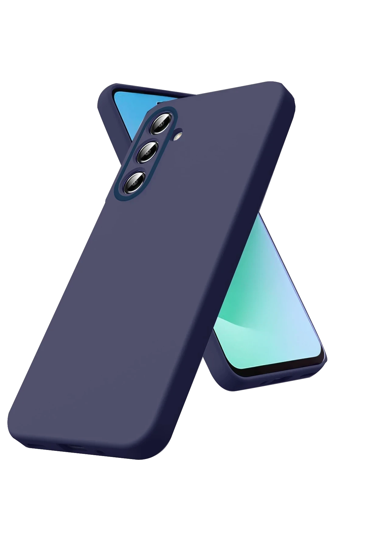 Newface Samsung Galaxy A27 5G Nano içi Kadife Silikon - Lacivert