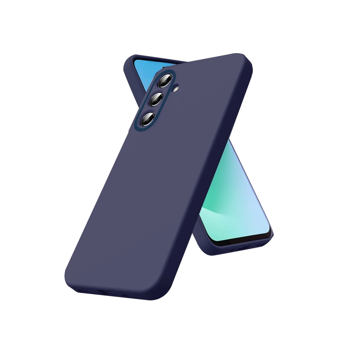 Newface Samsung Galaxy A27 5G Nano içi Kadife Silikon - Lacivert