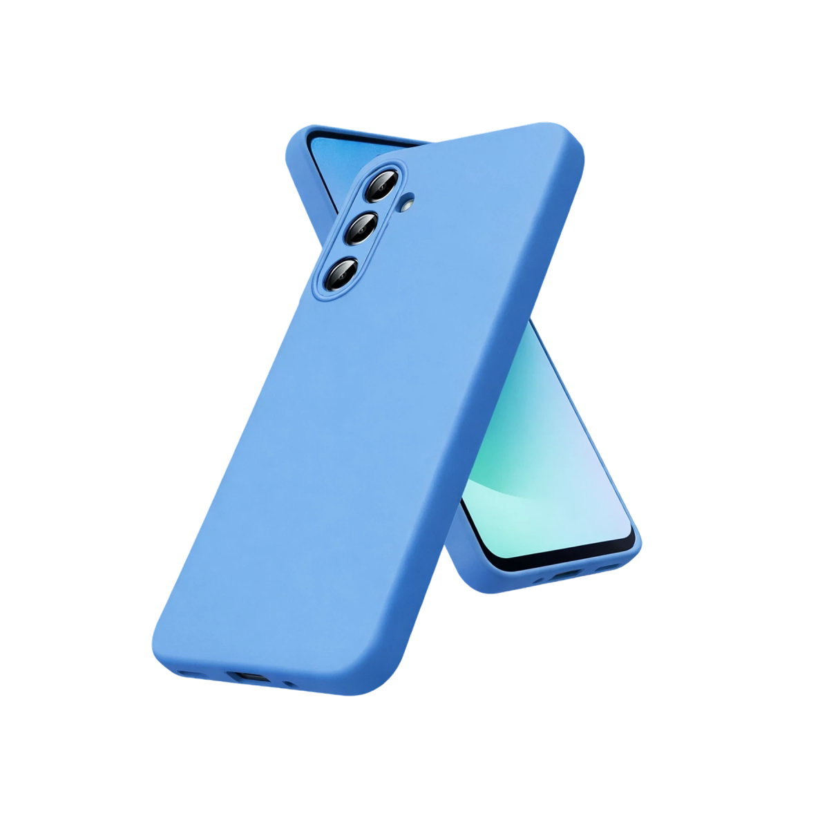 Newface Samsung Galaxy A27 5G Nano içi Kadife Silikon - Mavi