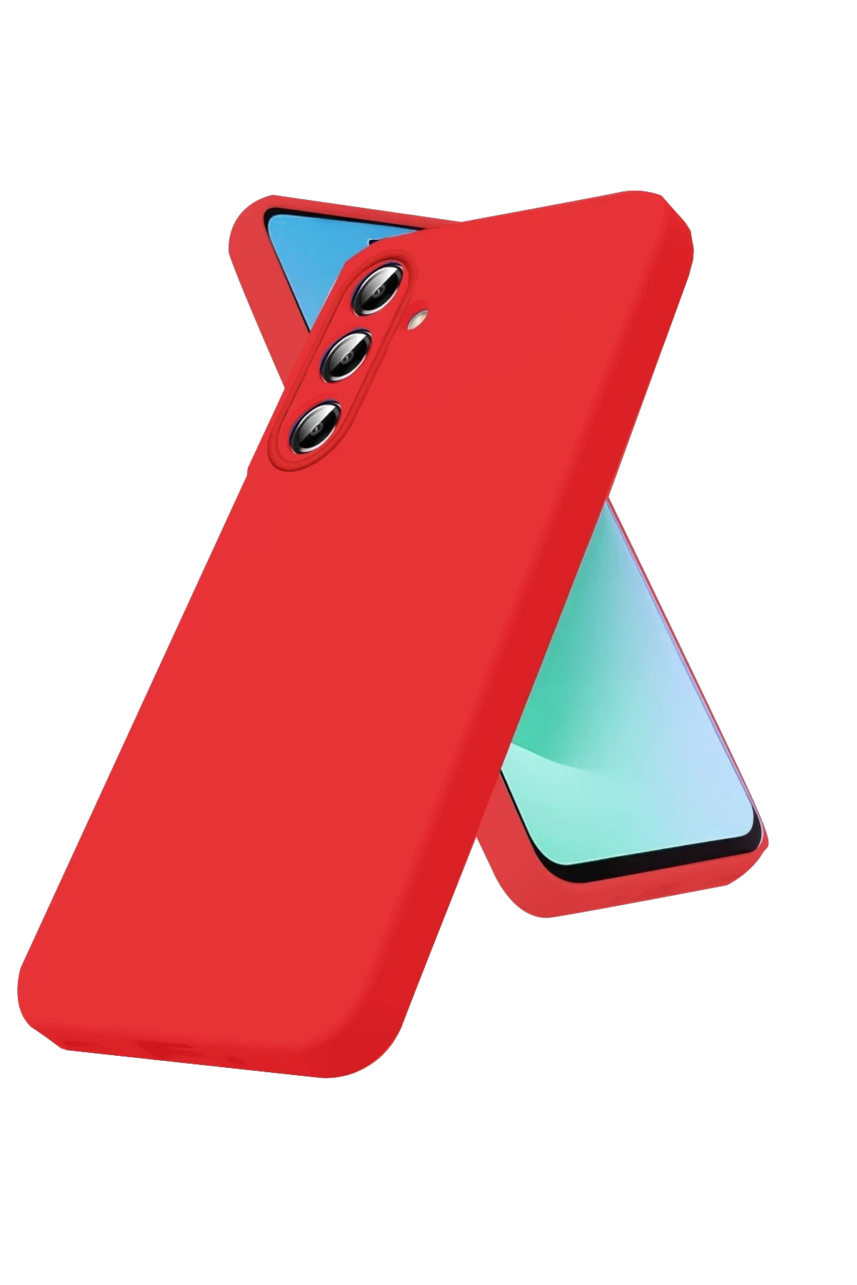 Newface Samsung Galaxy A27 5G First Silikon - Kırmızı