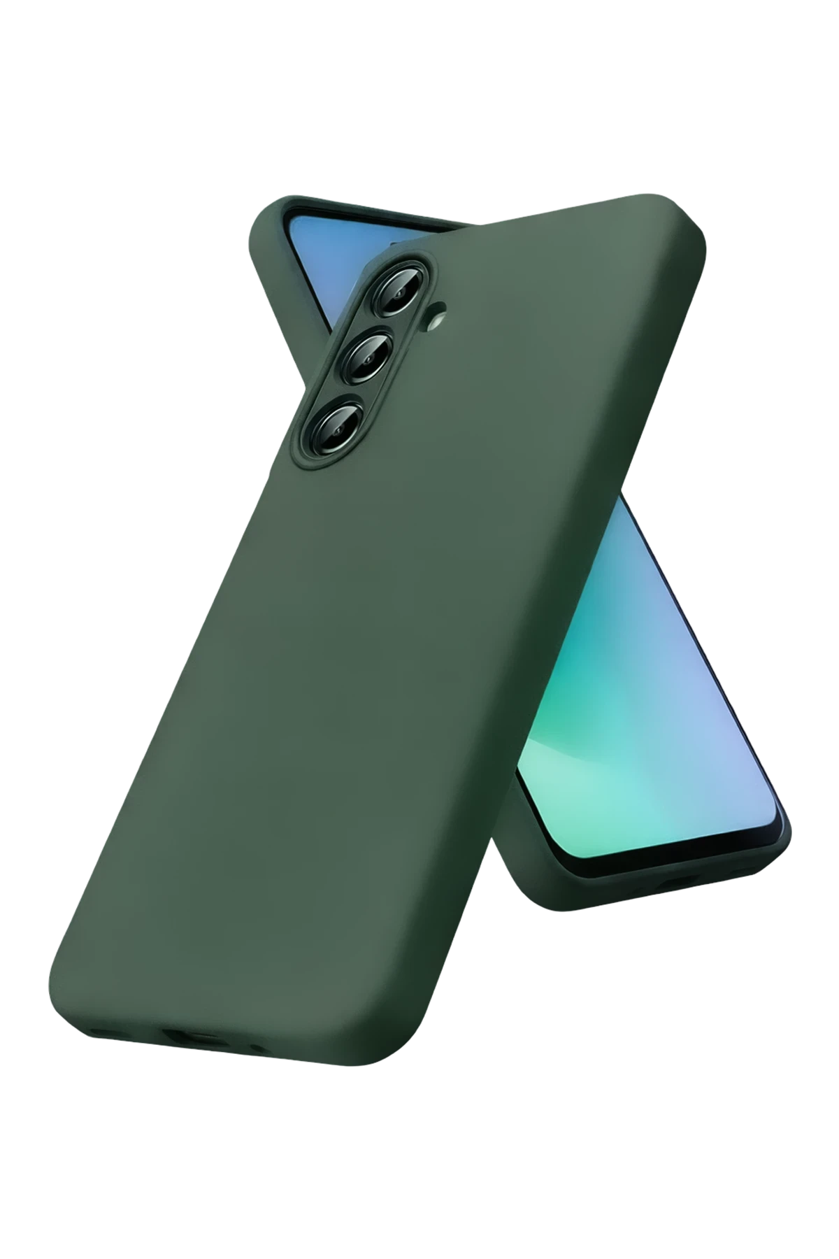 Newface Samsung Galaxy A27 5G First Silikon - Koyu Yeşil