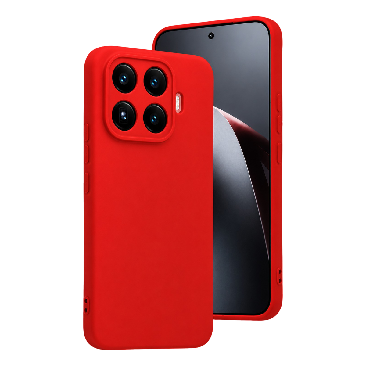 Newface Xiaomi Mi 17T Nano içi Kadife Silikon - Kırmızı — görsel 5