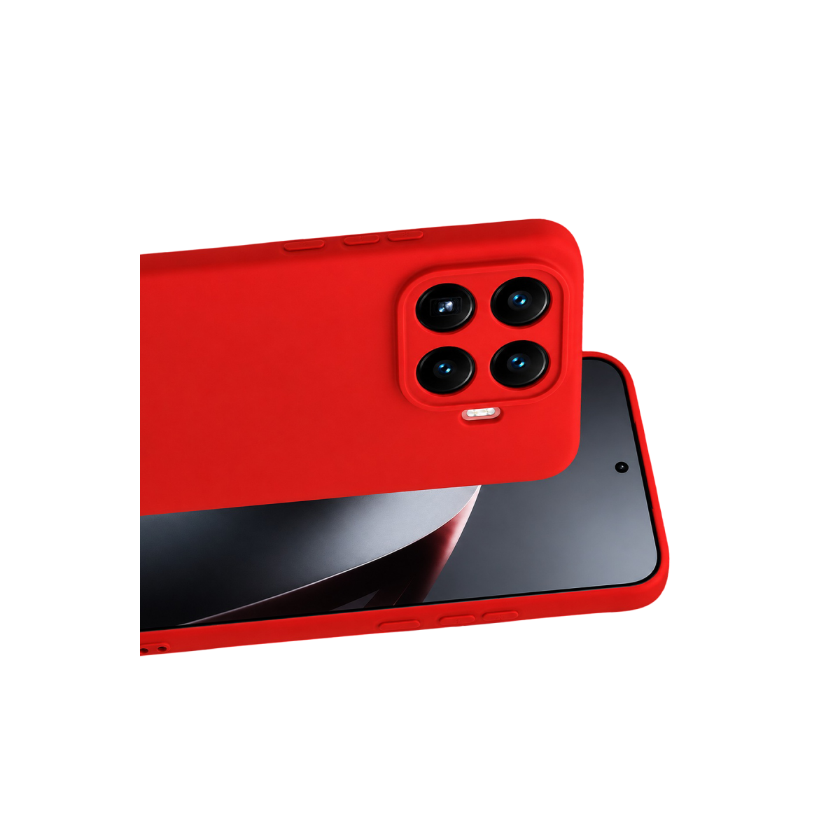 Newface Xiaomi Mi 17T Nano içi Kadife Silikon - Kırmızı — görsel 10