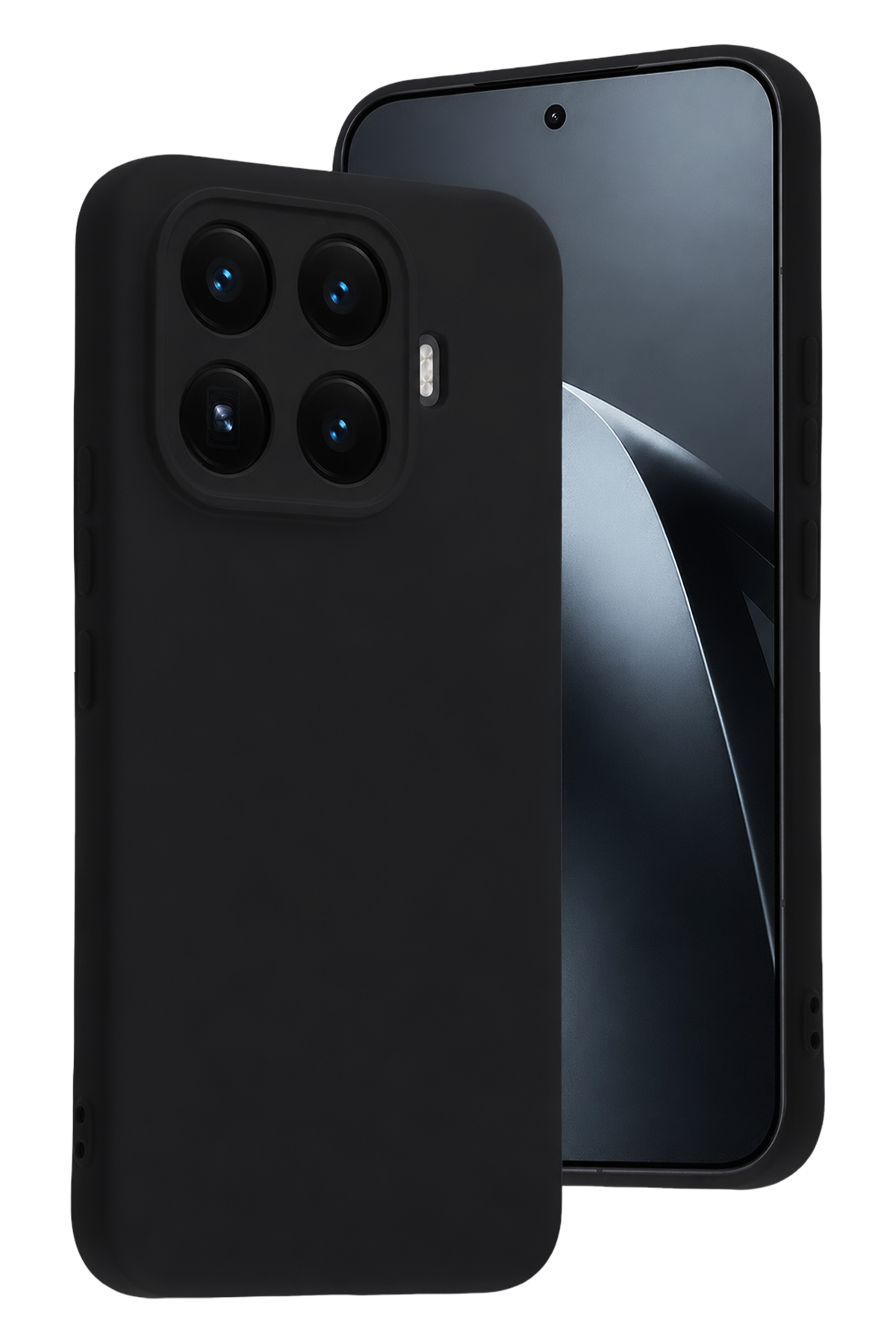 Newface Xiaomi Mi 17T Nano içi Kadife Silikon - Siyah