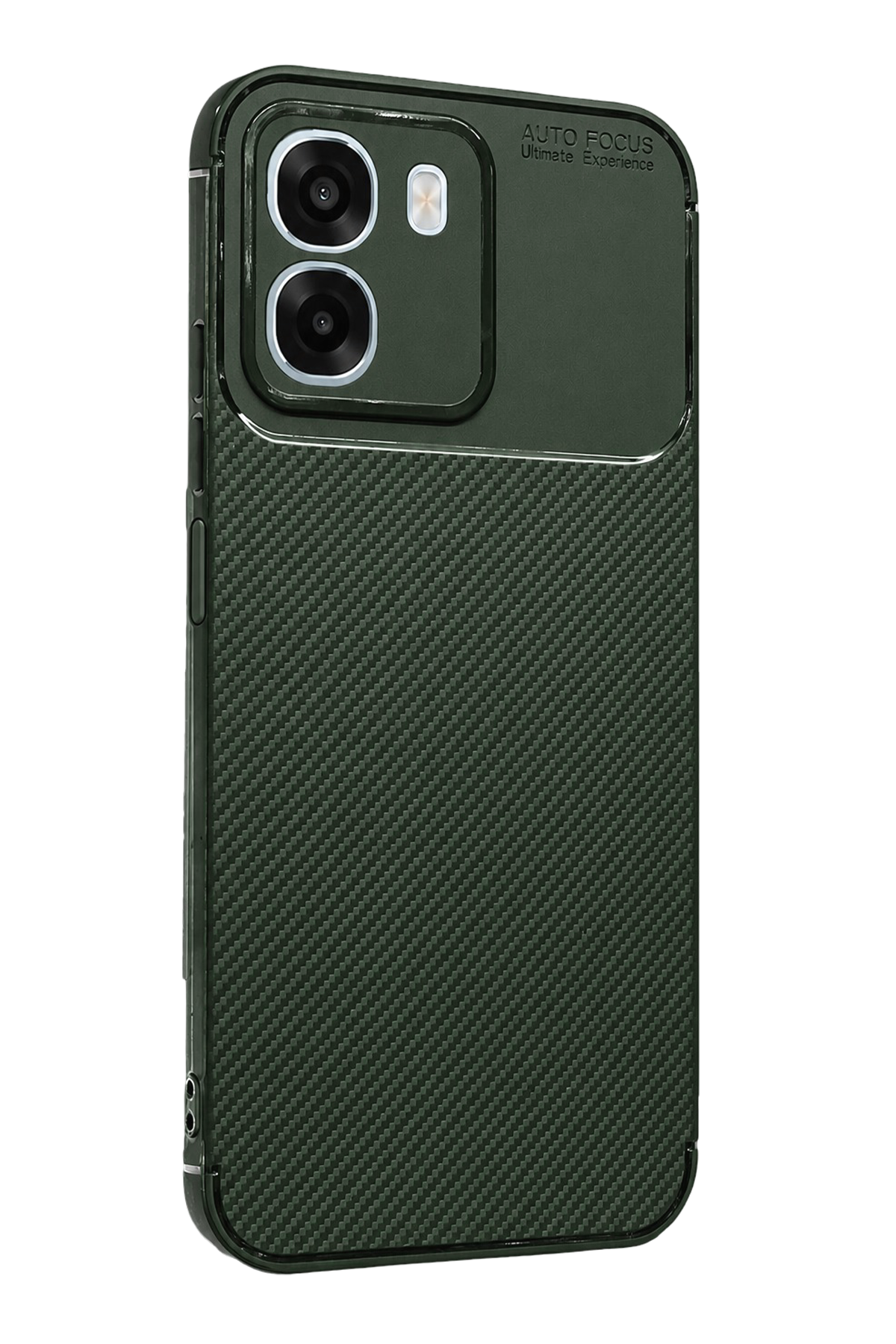 Newface Oppo Oppo A6T 5G Auto Focus Karbon Kapak - Koyu Yeşil
