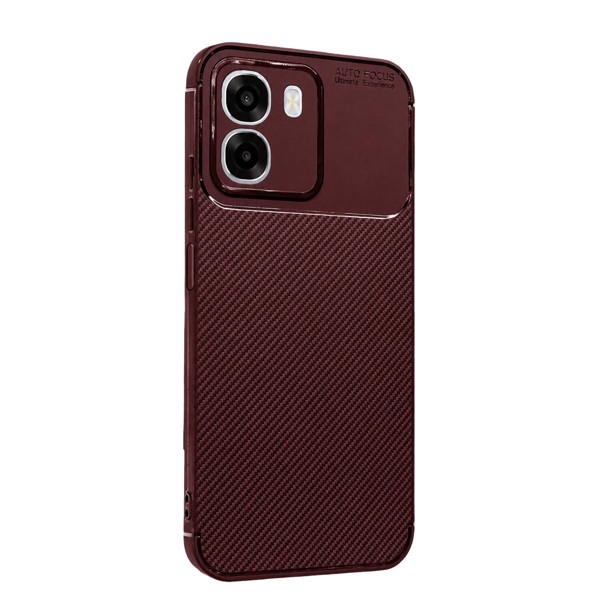Newface Oppo Oppo A6T 5G Auto Focus Karbon Kapak - Bordo — görsel 4