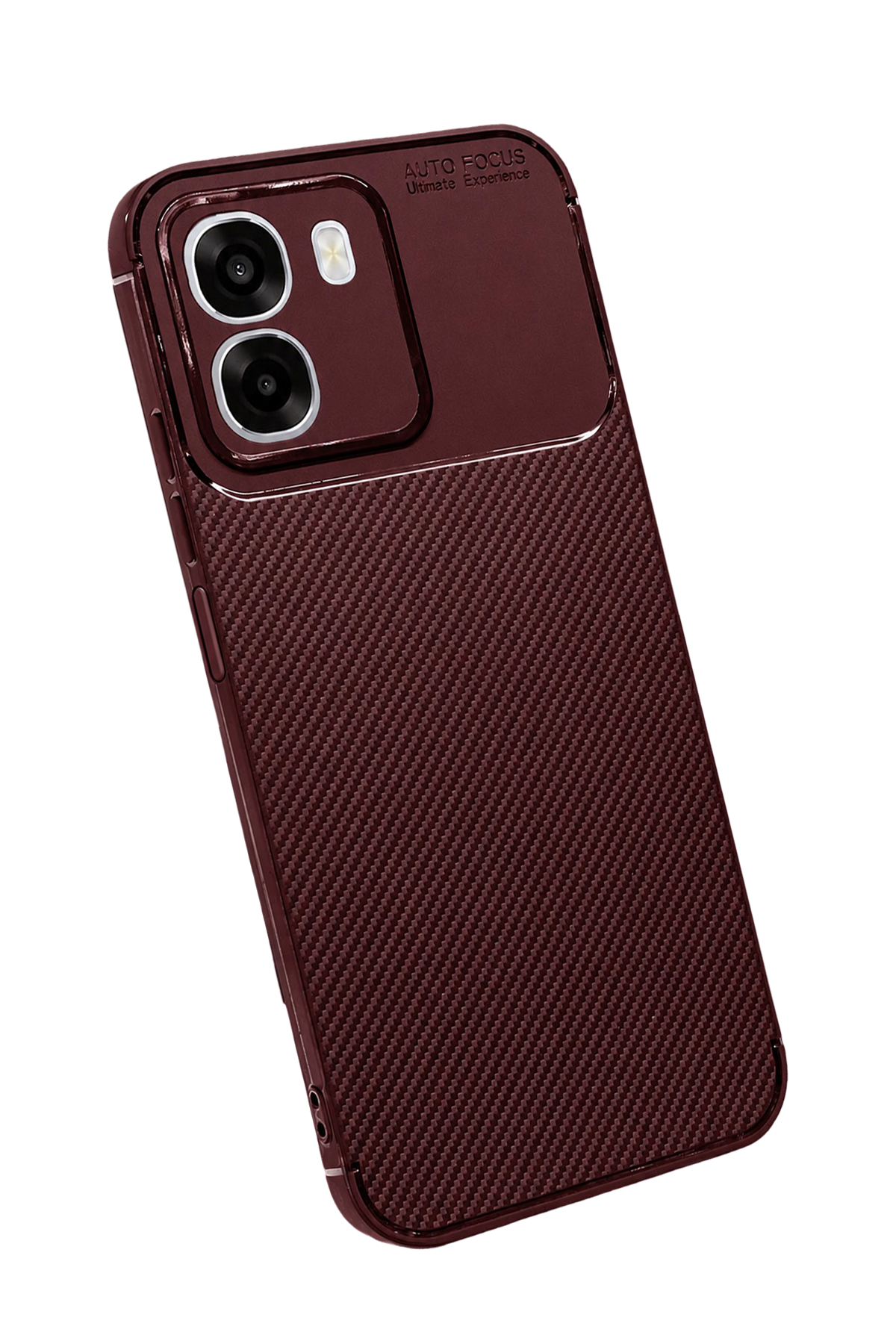 Newface Oppo Oppo A6T 5G Auto Focus Karbon Kapak - Bordo — görsel 2