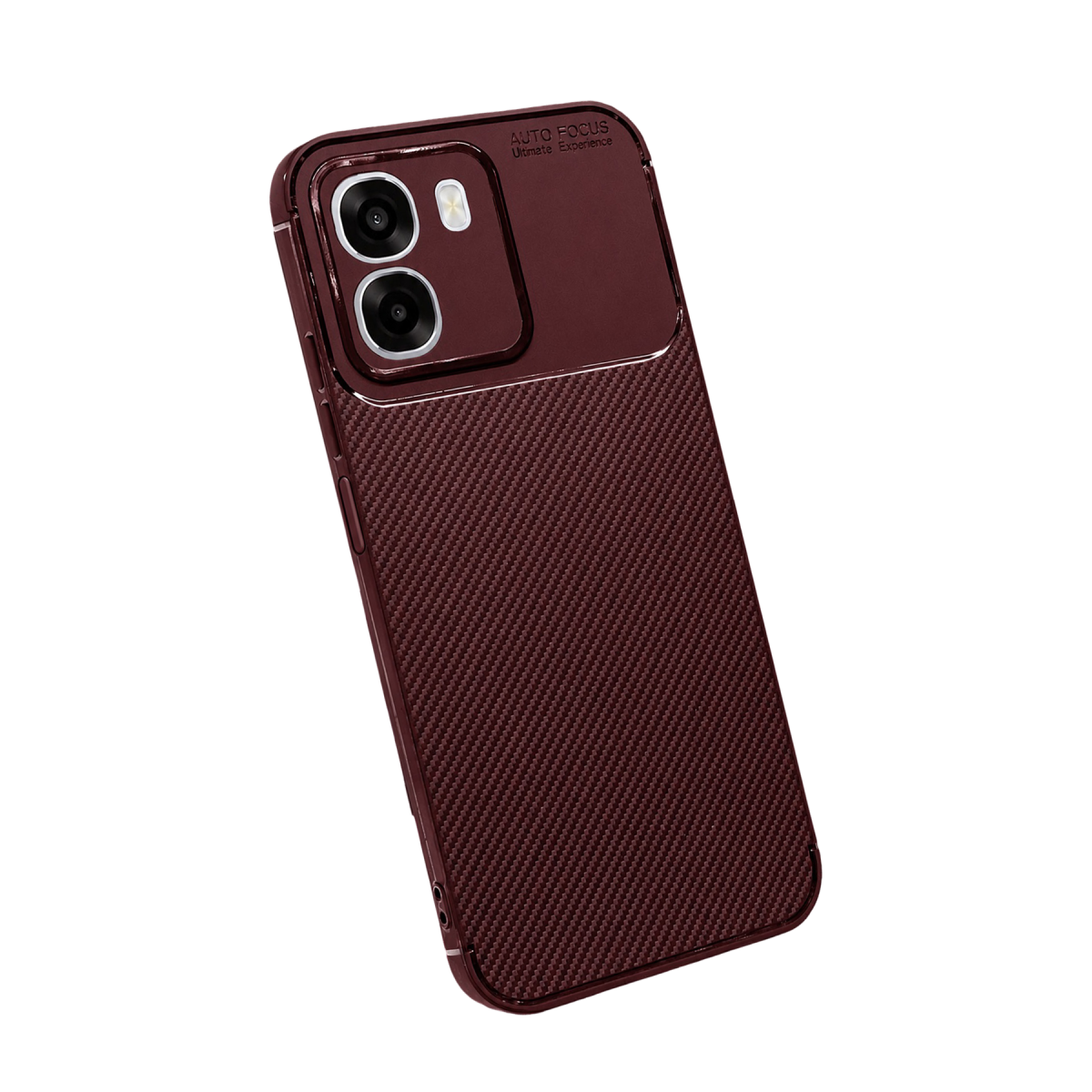 Newface Oppo Oppo A6T 5G Auto Focus Karbon Kapak - Bordo — görsel 5