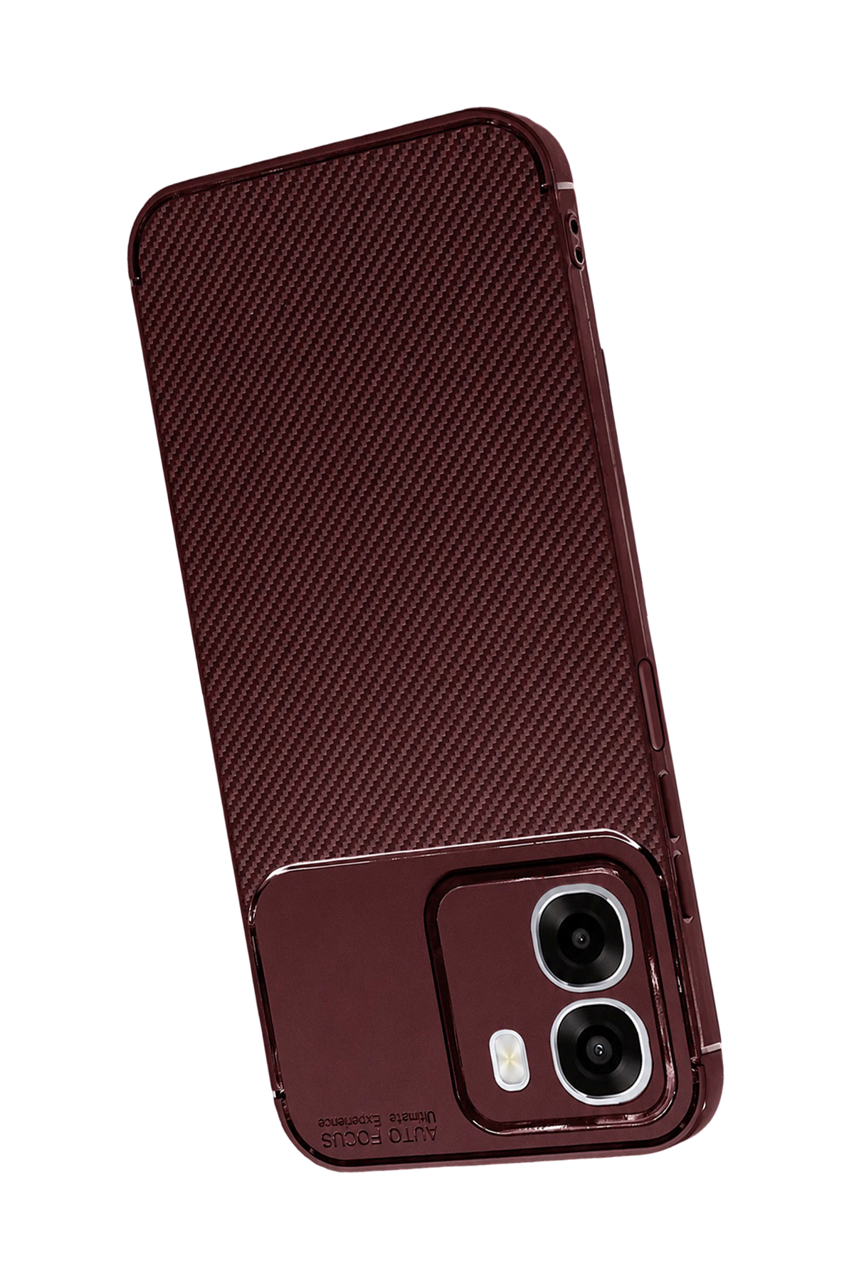 Newface Oppo Oppo A6T 5G Auto Focus Karbon Kapak - Bordo — görsel 3