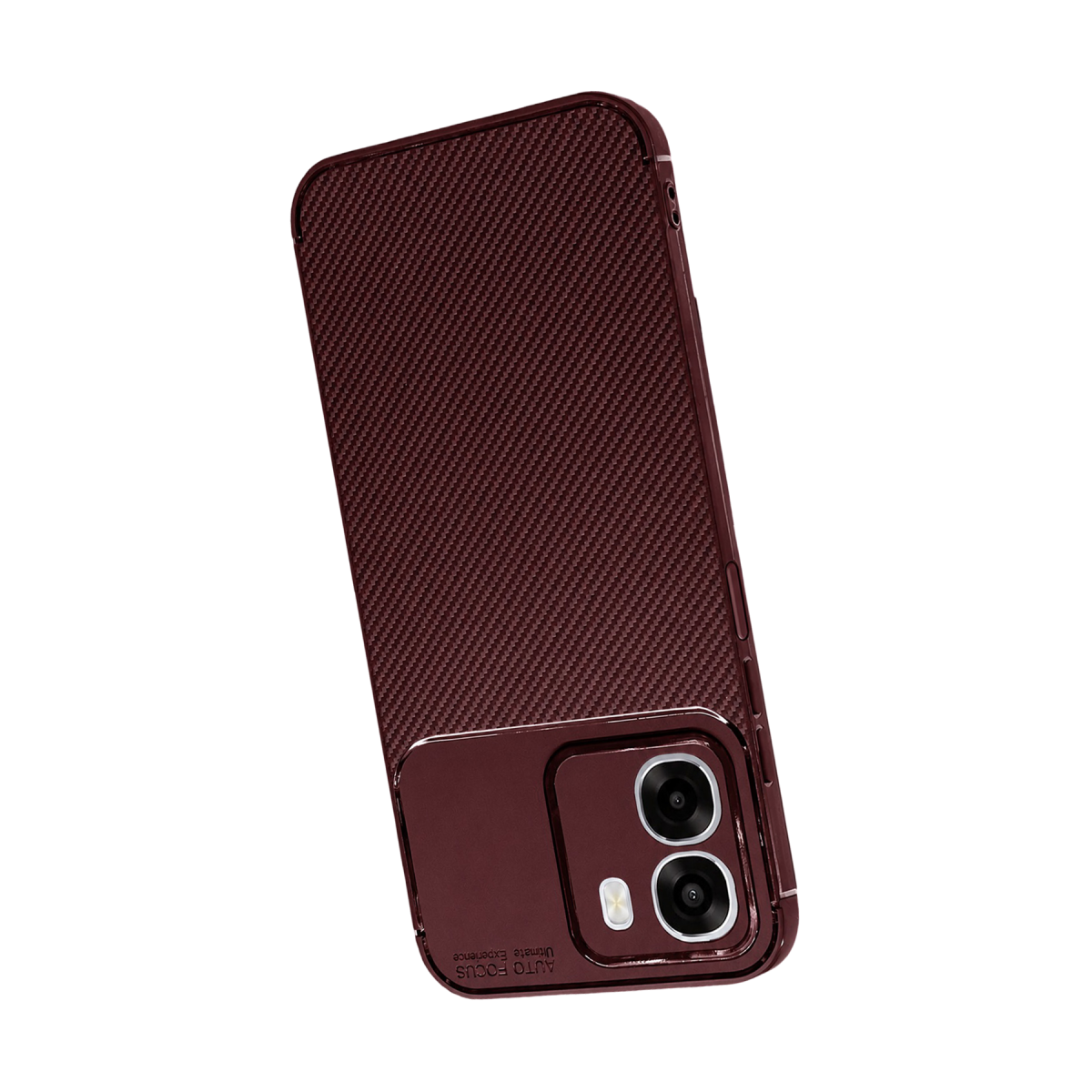 Newface Oppo Oppo A6T 5G Auto Focus Karbon Kapak - Bordo — görsel 9
