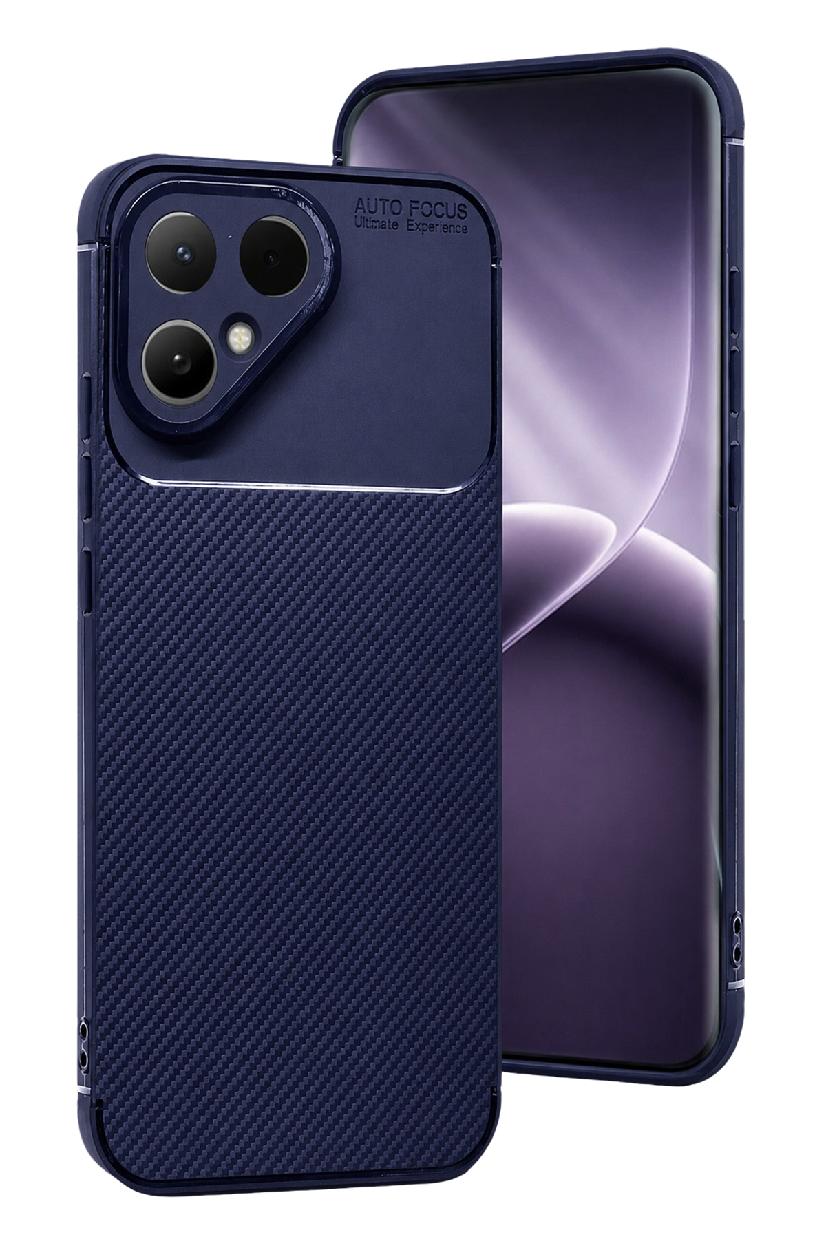 Newface Tecno Pova Curve 2 5G Auto Focus Karbon Kapak - Lacivert