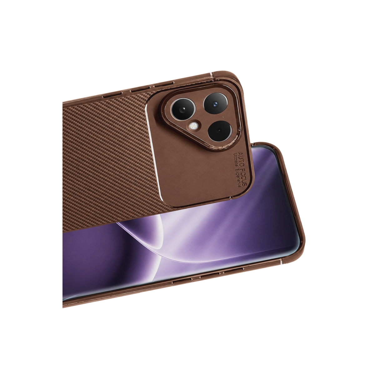 Tecno Pova Curve 2 5G Auto Focus Karbon Kapak - Kahverengi