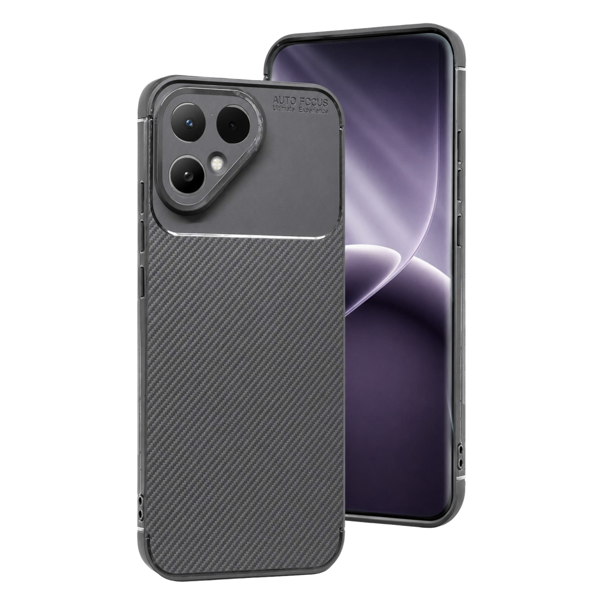 Newface Tecno Pova Curve 2 5G Auto Focus Karbon Kapak - Gri — görsel 9