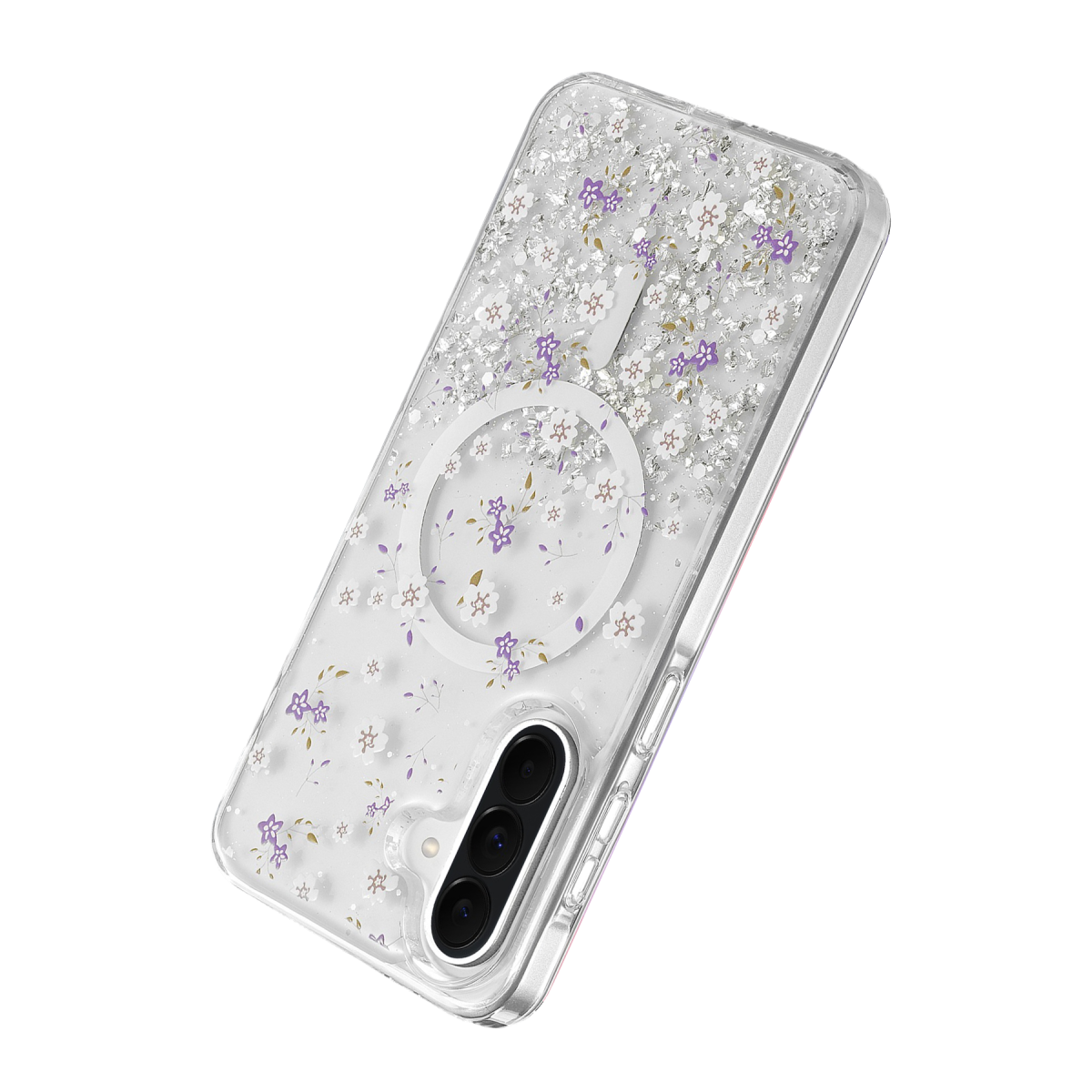 Onegif Samsung Galaxy A56 Misk Simli Magsafe Kapak - Desen 2