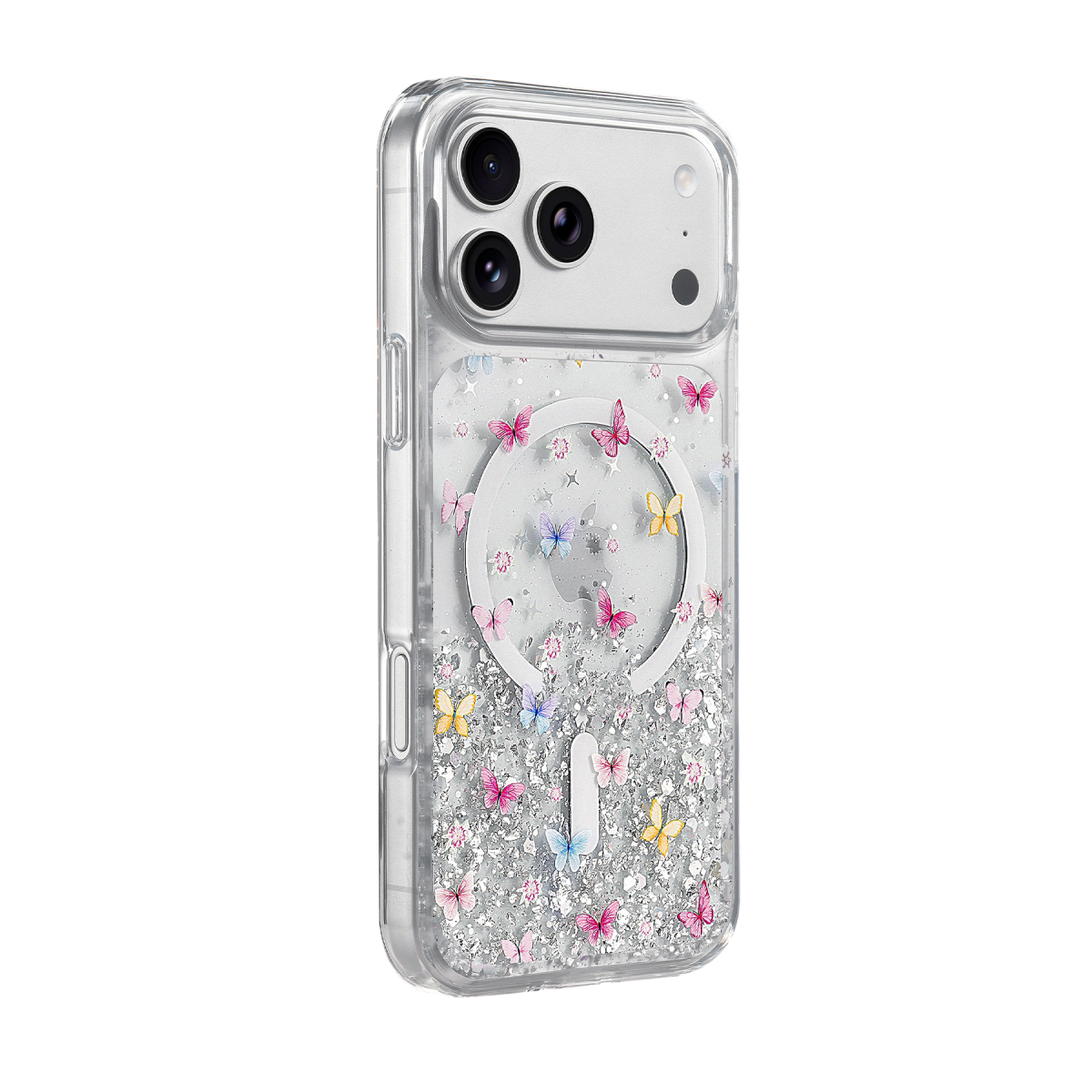 Onegif Apple iPhone 17 Pro Misk Simli Magsafe Kapak - Desen 4