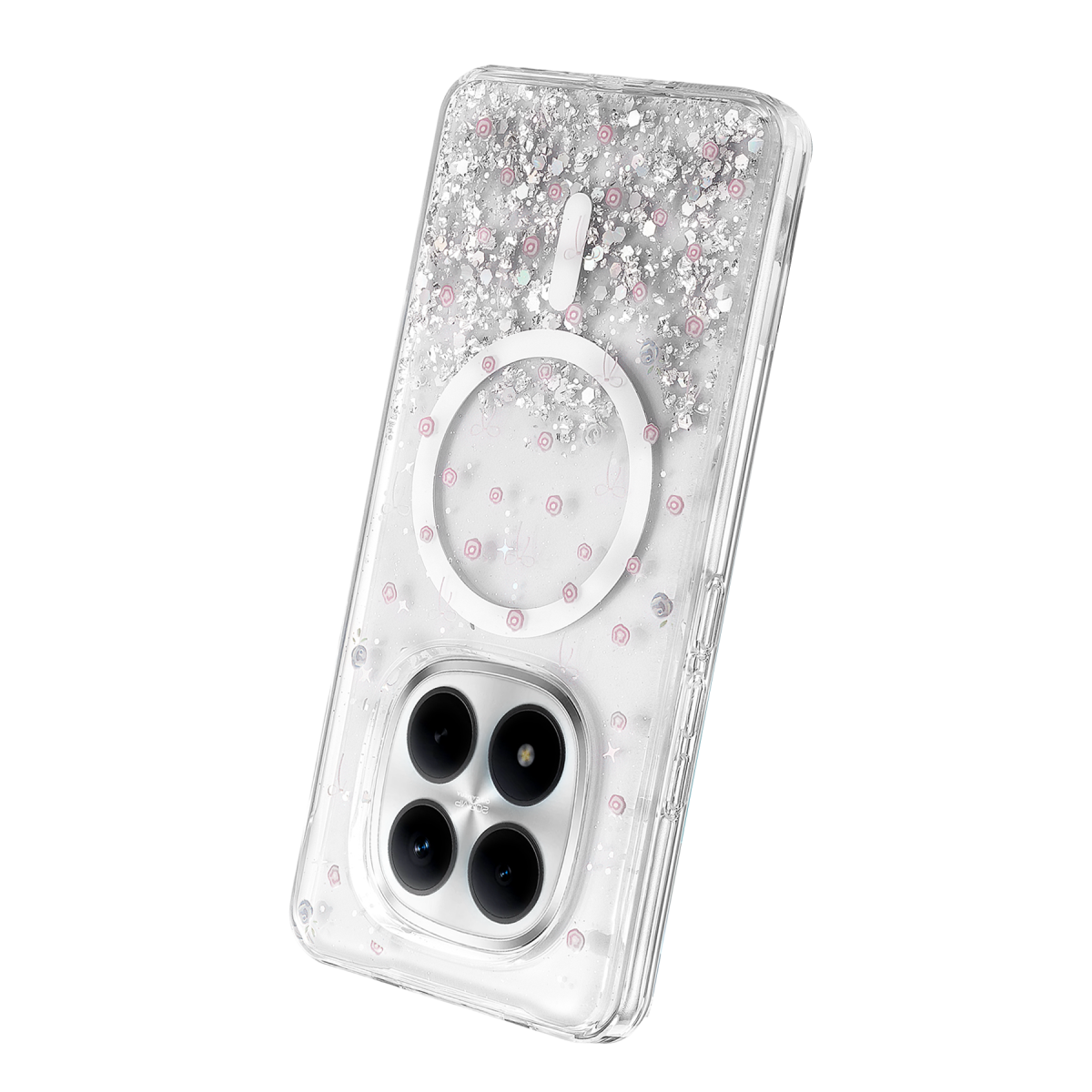 Onegif Xiaomi Redmi Note 15 Pro 5G Misk Simli Magsafe Kapak - Desen 1