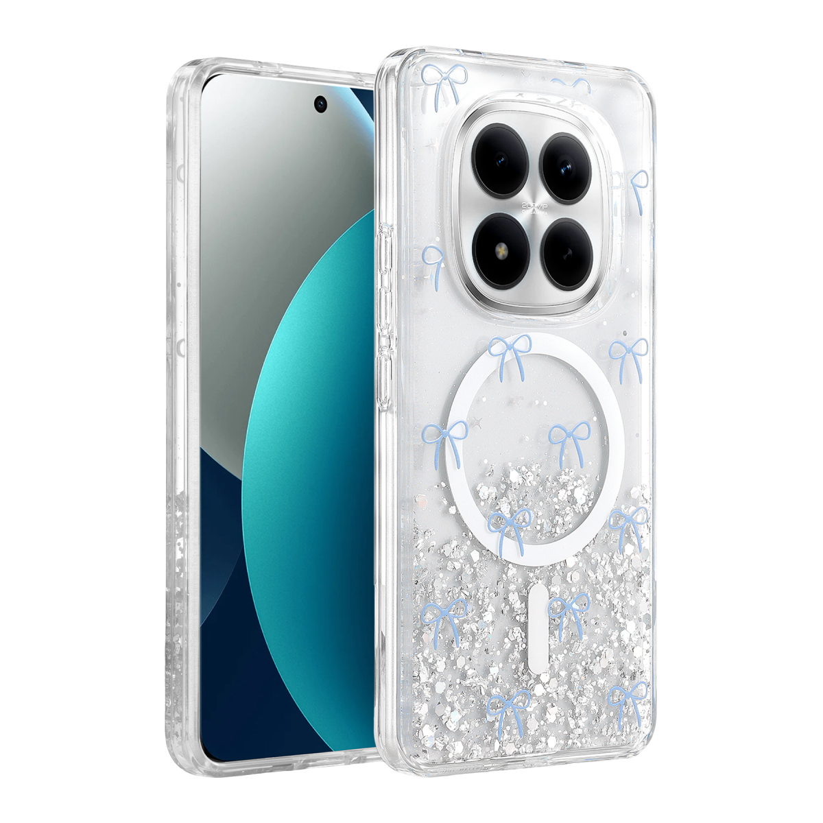 Onegif Xiaomi Redmi Note 15 Pro Plus 5G Misk Simli Magsafe Kapak - Desen 3