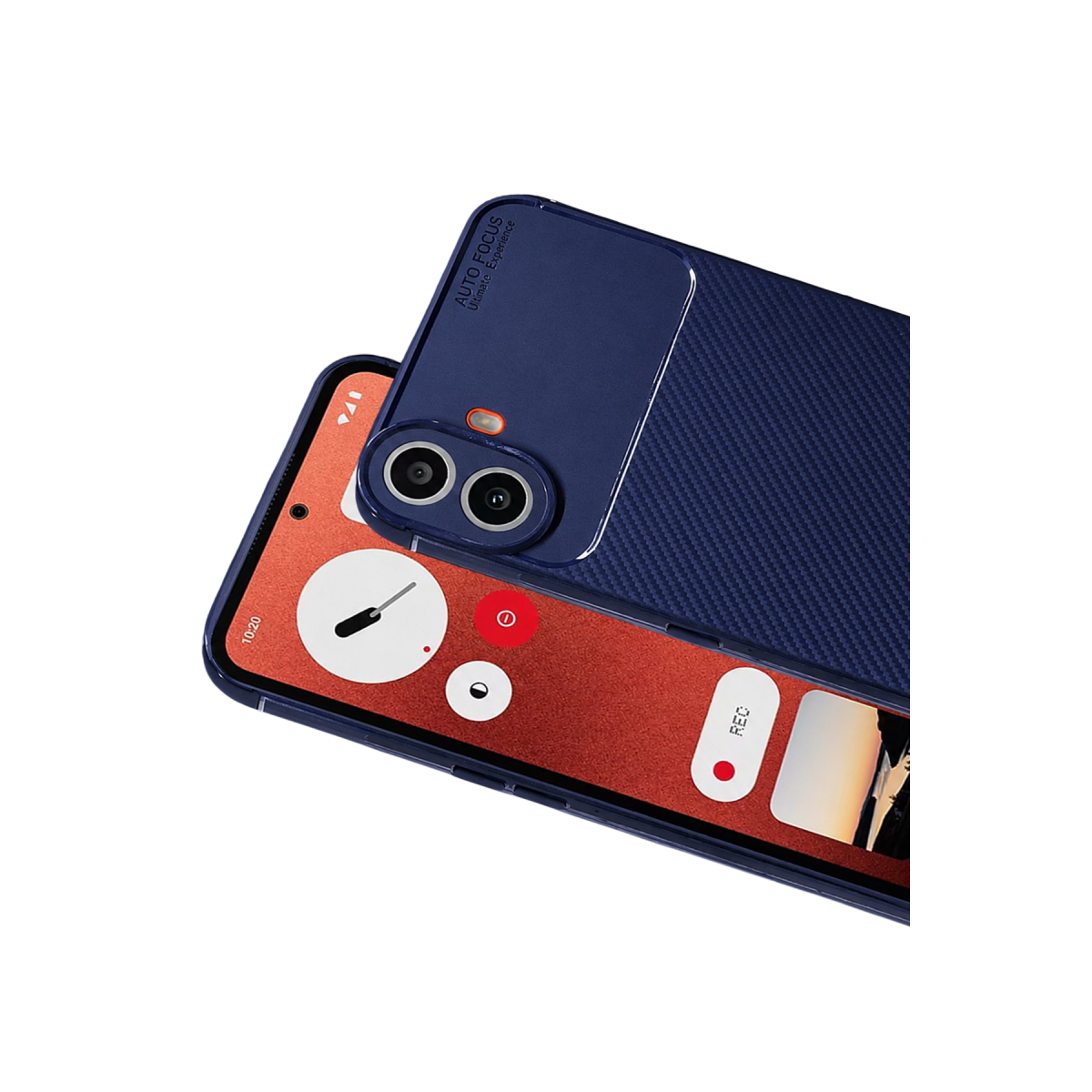Newface Nothing Phone Nothing CMF Phone 1 Auto Focus Karbon Kapak - Lacivert — görsel 6