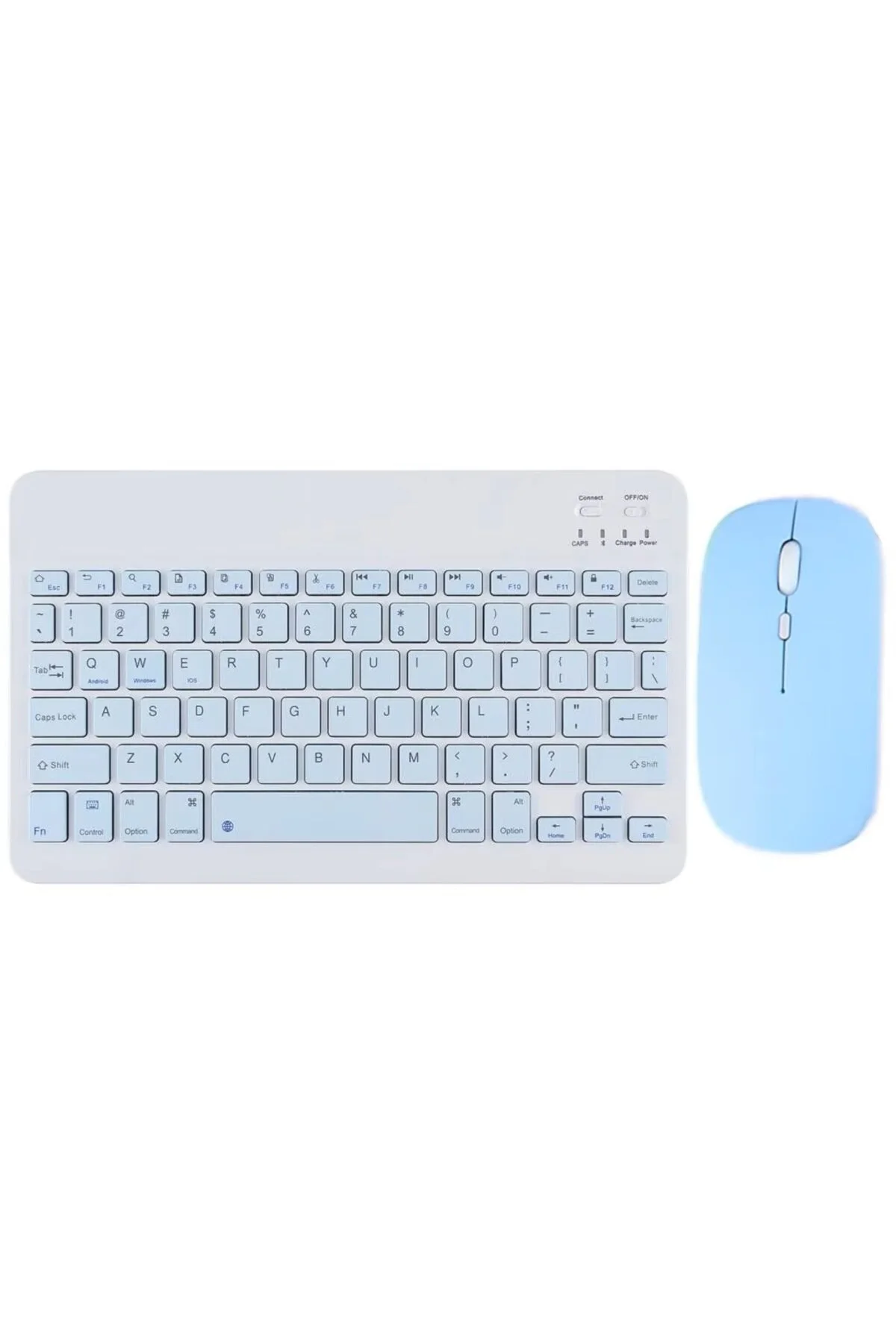 Newface KYB71 Kablosuz Klavye Mouse Set - Açık Mavi