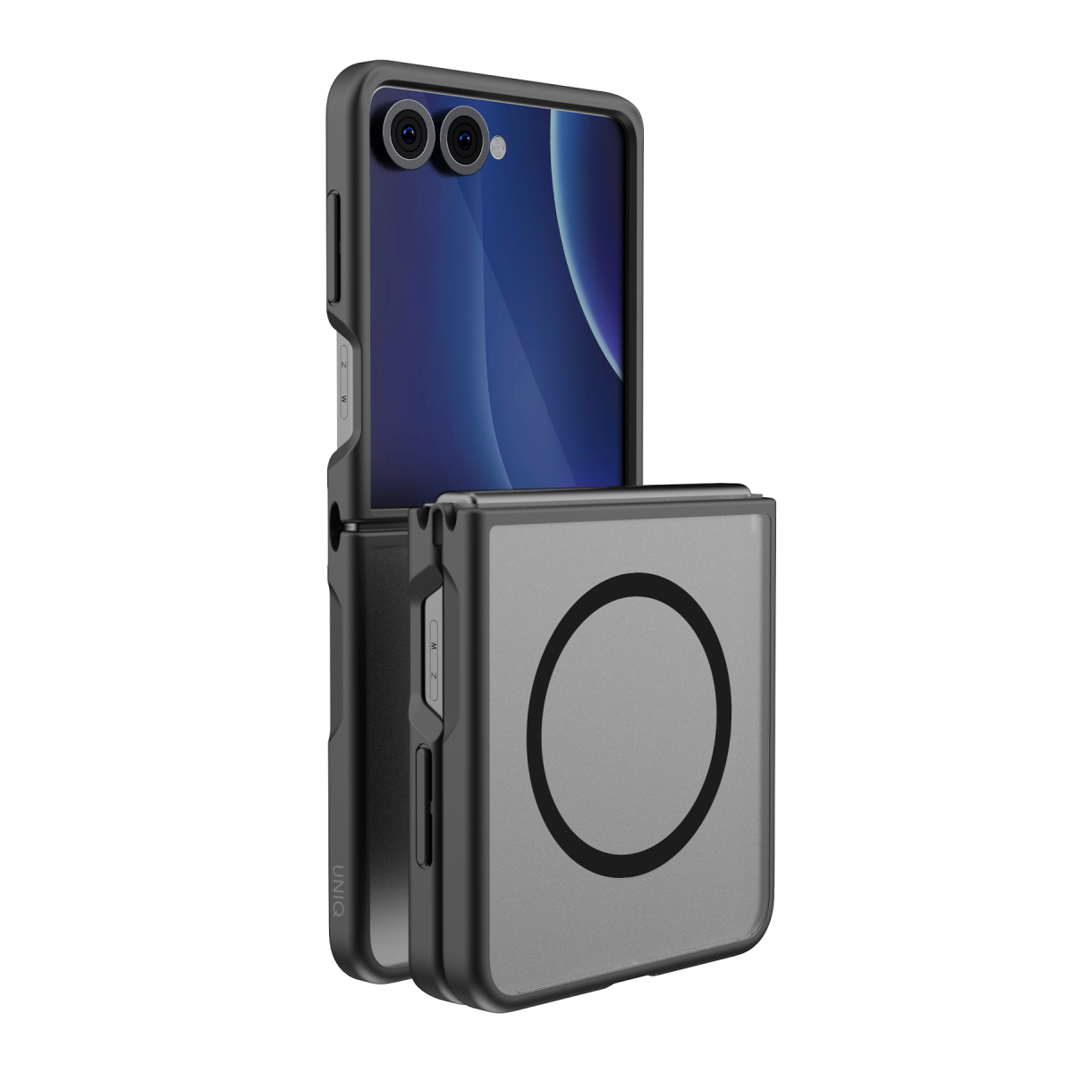 Uniq Samsung Galaxy Z Flip 8 Veren Magsafe Kapak - Siyah