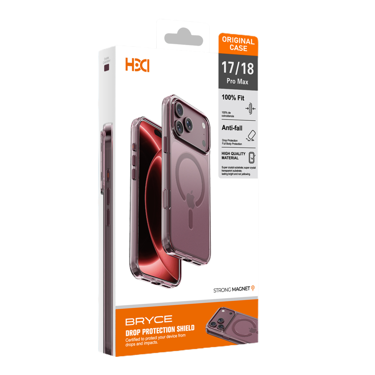 HDD Apple iPhone 18 Pro Max /17 Pro Max HBC-365 Atlas Magsafe Kapak - Bordo