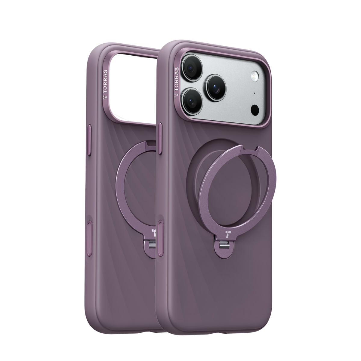Torras Apple iPhone 18 Pro Max Ostand Q3 Silicone Wind Standlı Magsafe Kapak - Bordo