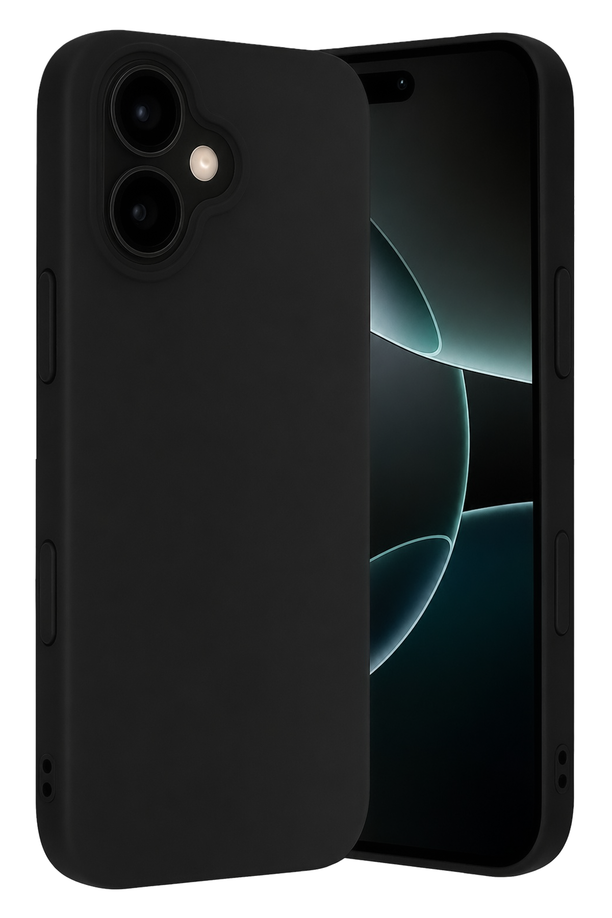 Newface Apple iPhone 17 Nano içi Kadife Silikon - Siyah