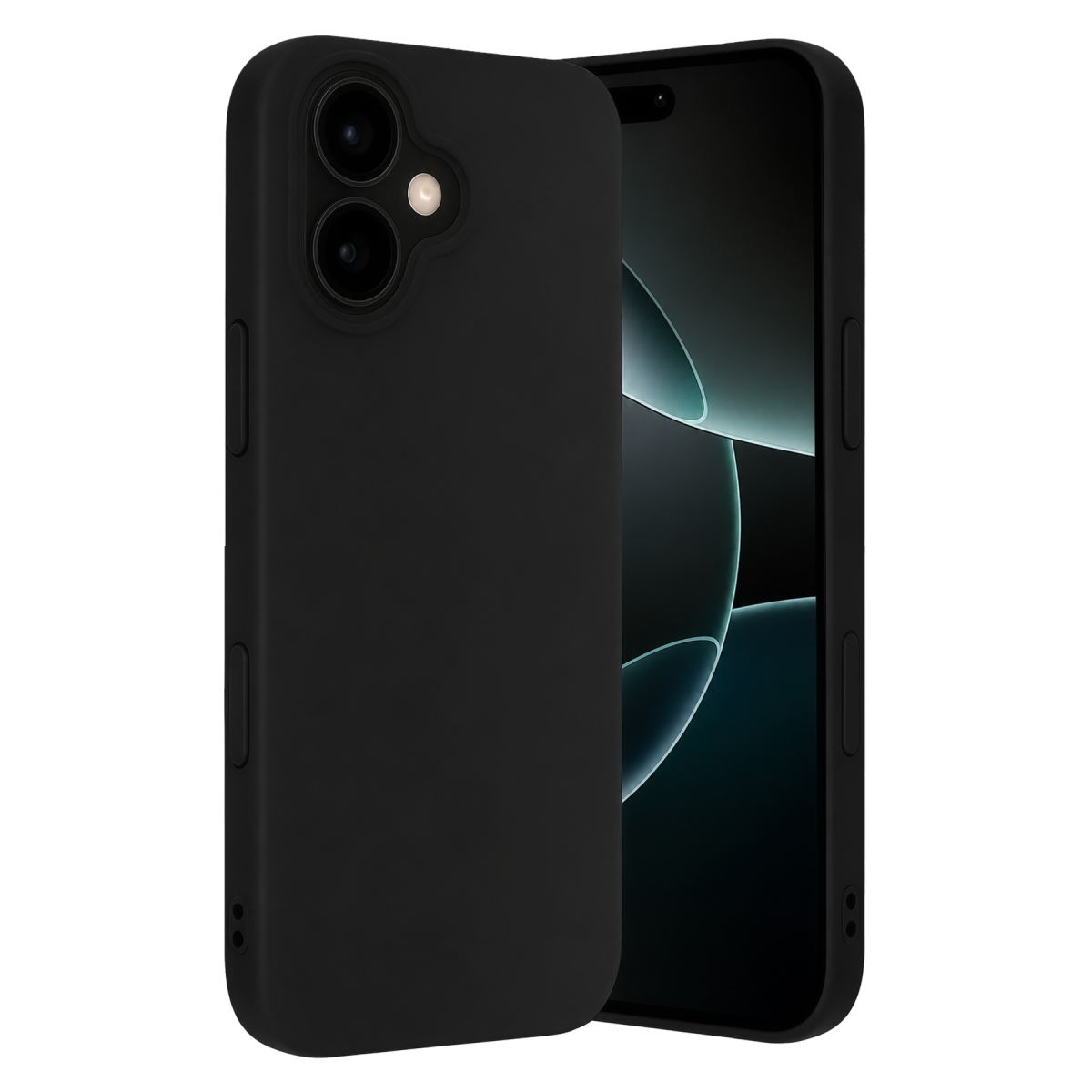 Newface Apple iPhone 17 Nano içi Kadife Silikon - Siyah — görsel 7