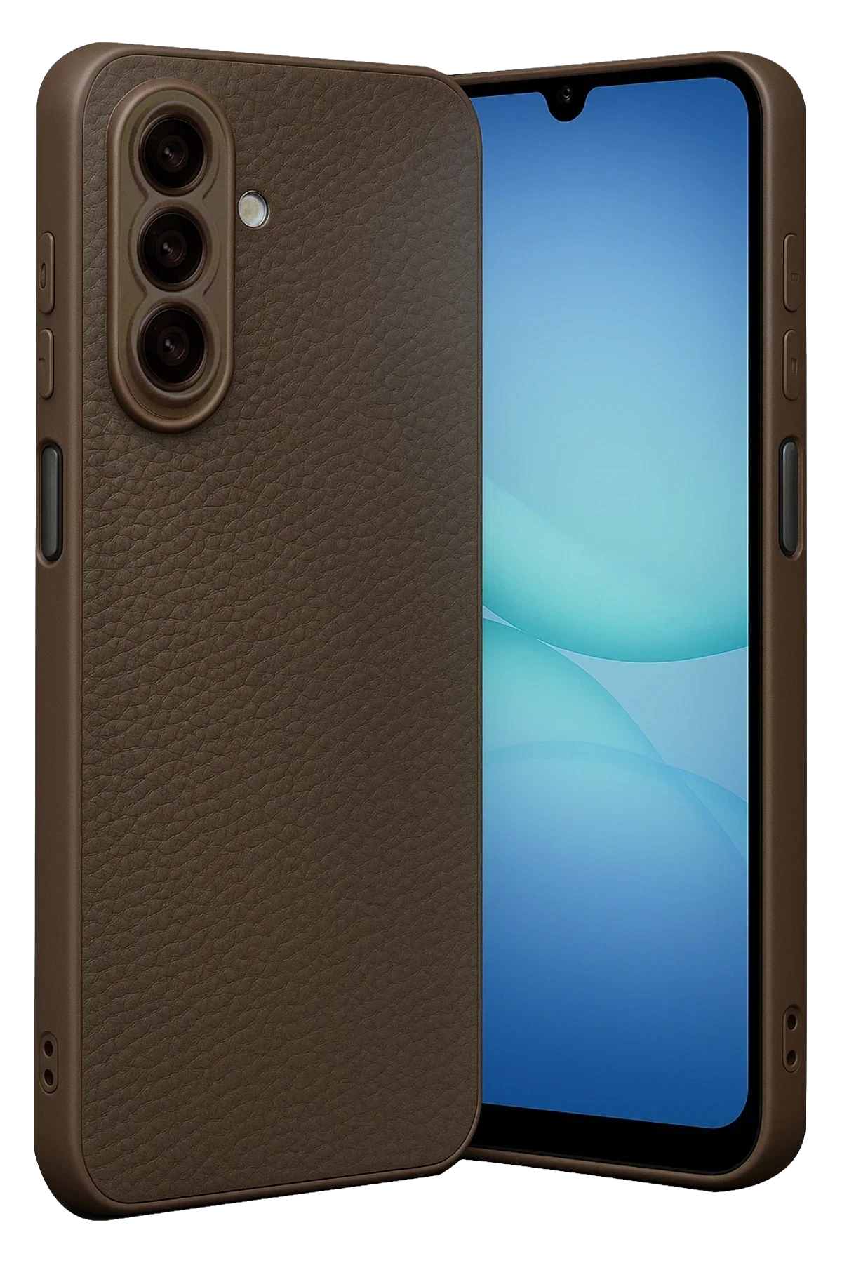 Newface Samsung Galaxy S26 FE Thermax Silikon Kılıf - Kahverengi