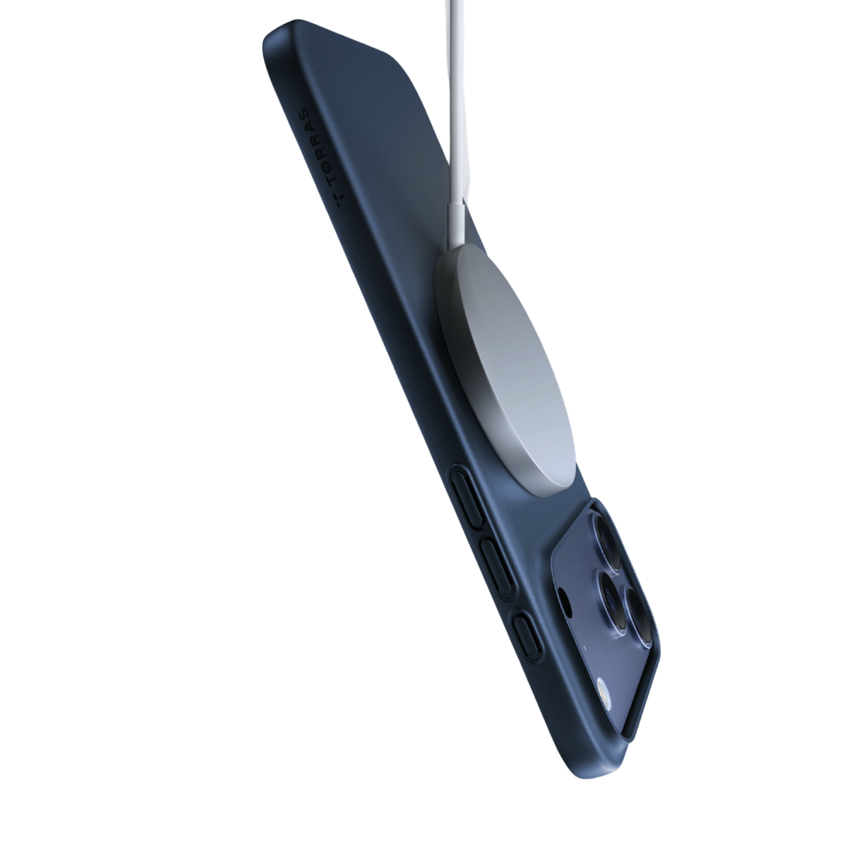 Torras Apple iPhone 18 Pro OriginFit Magsafe Kılıf - Lacivert
