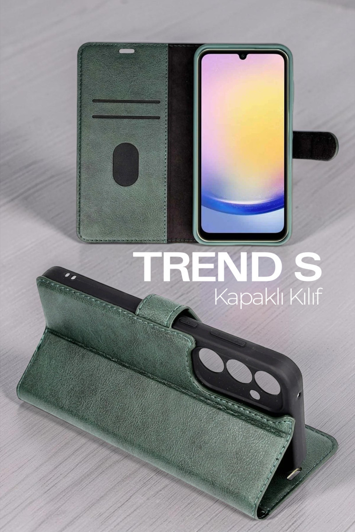 Newface Huawei Honor 600 Trend S Plus Kapaklı Kılıf - Kırmızı — görsel 4