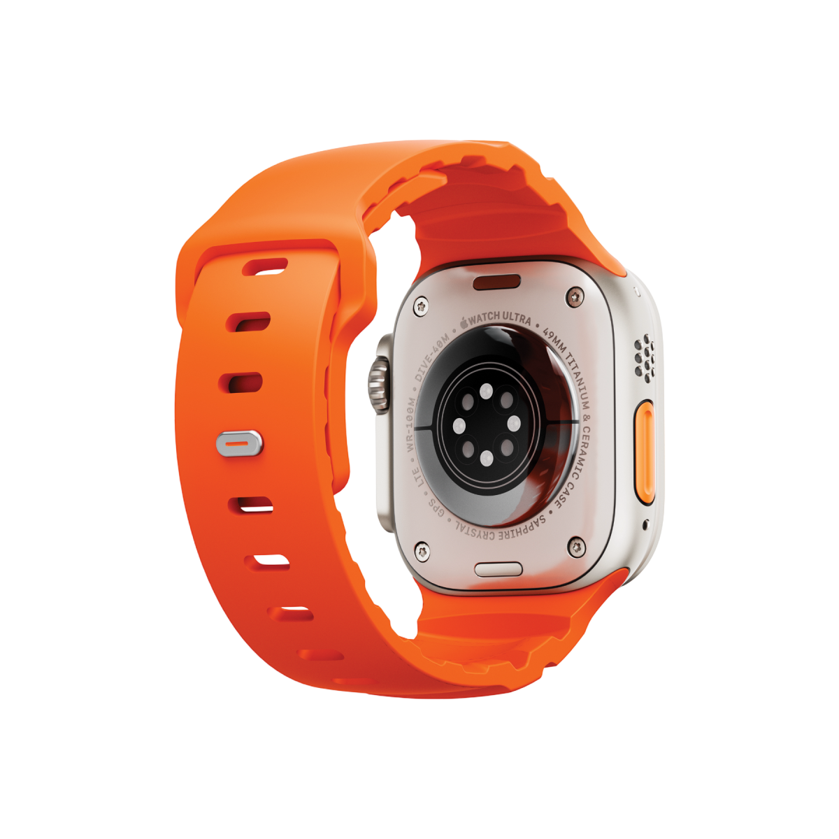 Uniq Apple Watch Ultra 49mm Alton Silikon Kordon - Turuncu