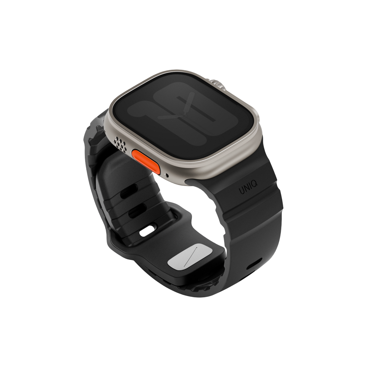 Uniq Apple Watch Ultra 49mm Alton Silikon Kordon - Siyah
