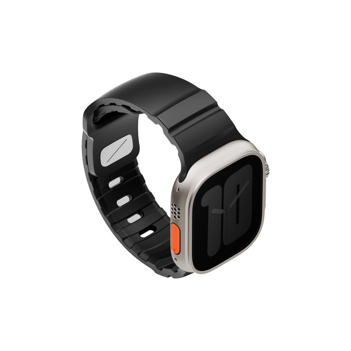 Uniq Apple Watch Ultra 49mm Alton Silikon Kordon - Siyah
