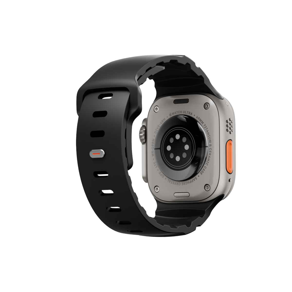 Uniq Apple Watch Ultra 49mm Alton Silikon Kordon - Siyah