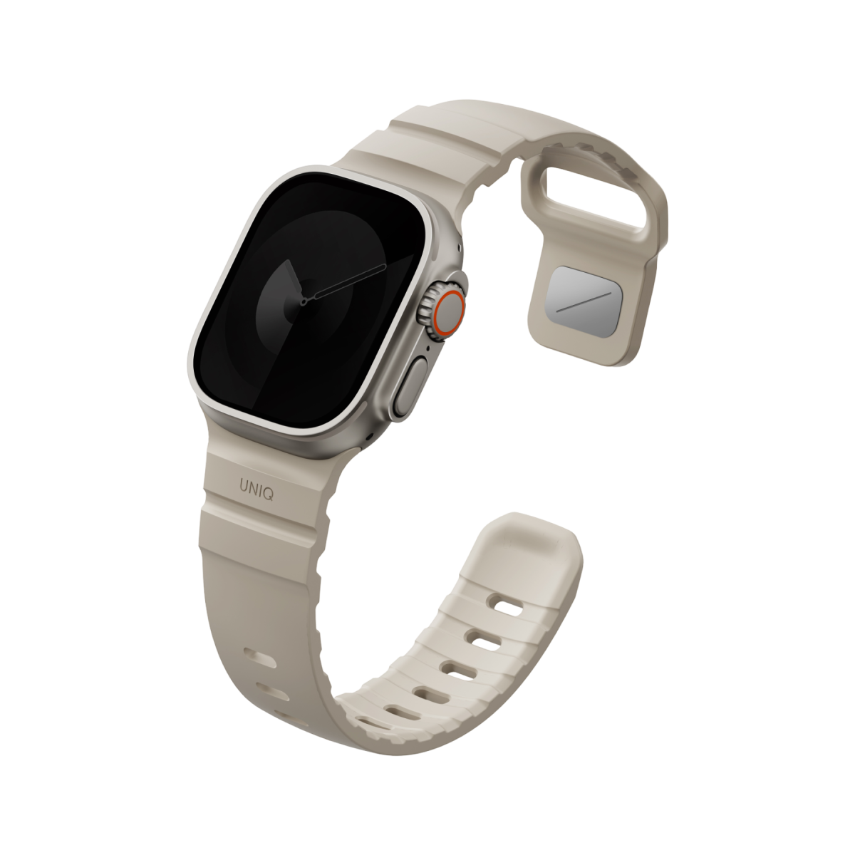 Uniq Apple Watch Ultra 49mm Alton Silikon Kordon - Bej