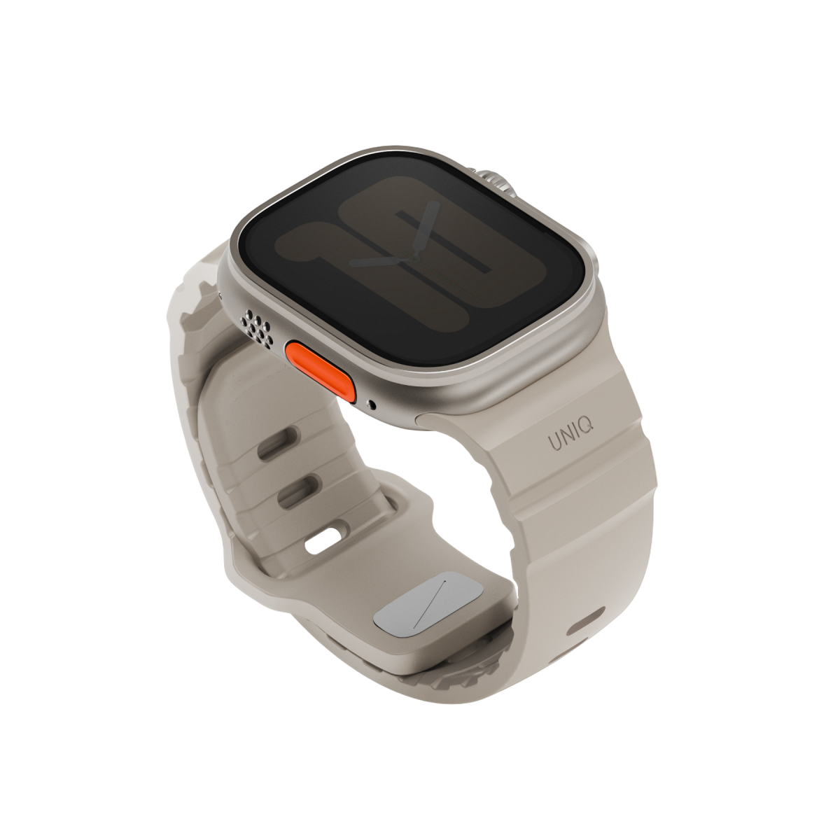 Uniq Apple Watch Ultra 49mm Alton Silikon Kordon - Bej