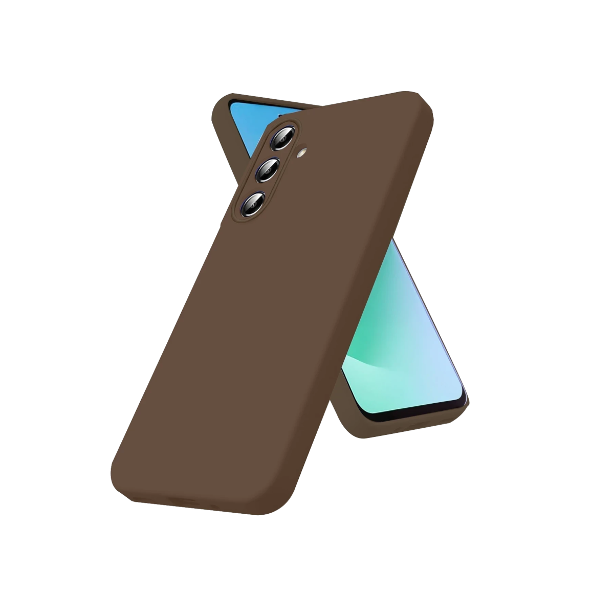 Newface Samsung Galaxy S26 FE First Silikon - Kahverengi