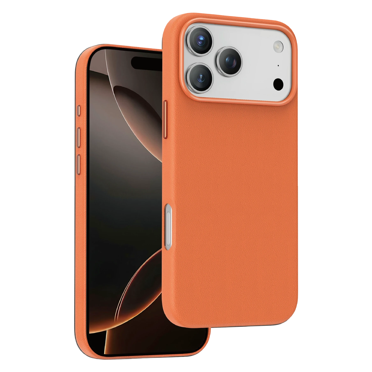 Keephone Apple iPhone 18 Pro Peekaboo Magsafe Kapak - Turuncu