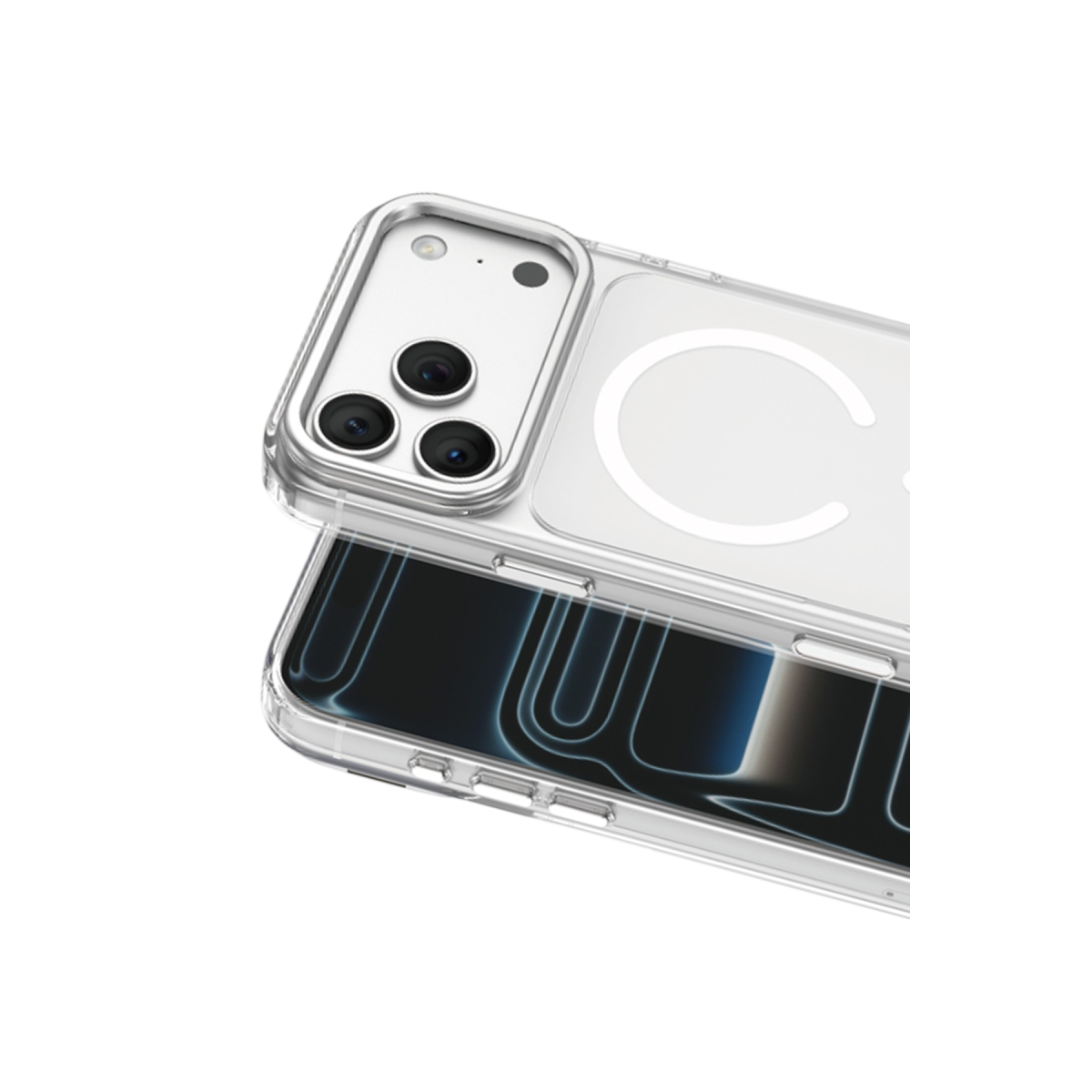 Keephone Apple iPhone 18 Pro /17 Pro Magicam Standlı Magsafe Kapak - Şeffaf 2